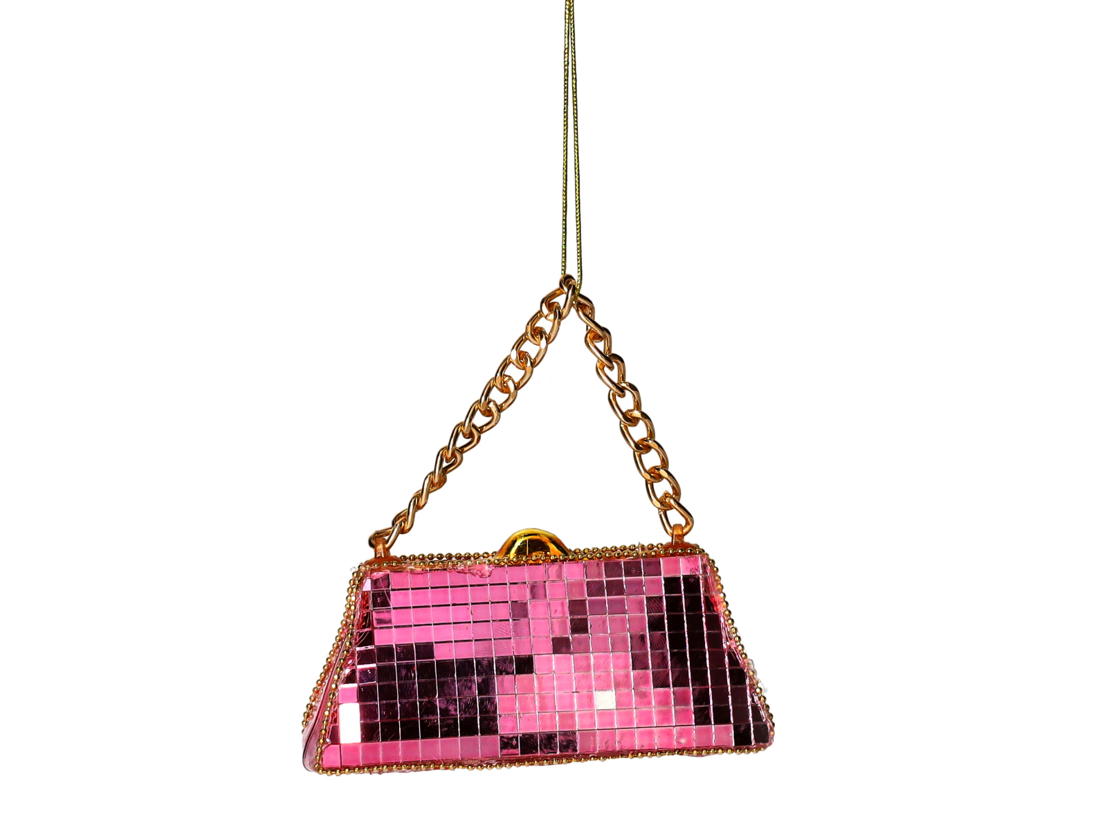 Giftcompany Hänger Handtasche Spiegel rosa 10cm (1 Stück) - Produktbild 1
