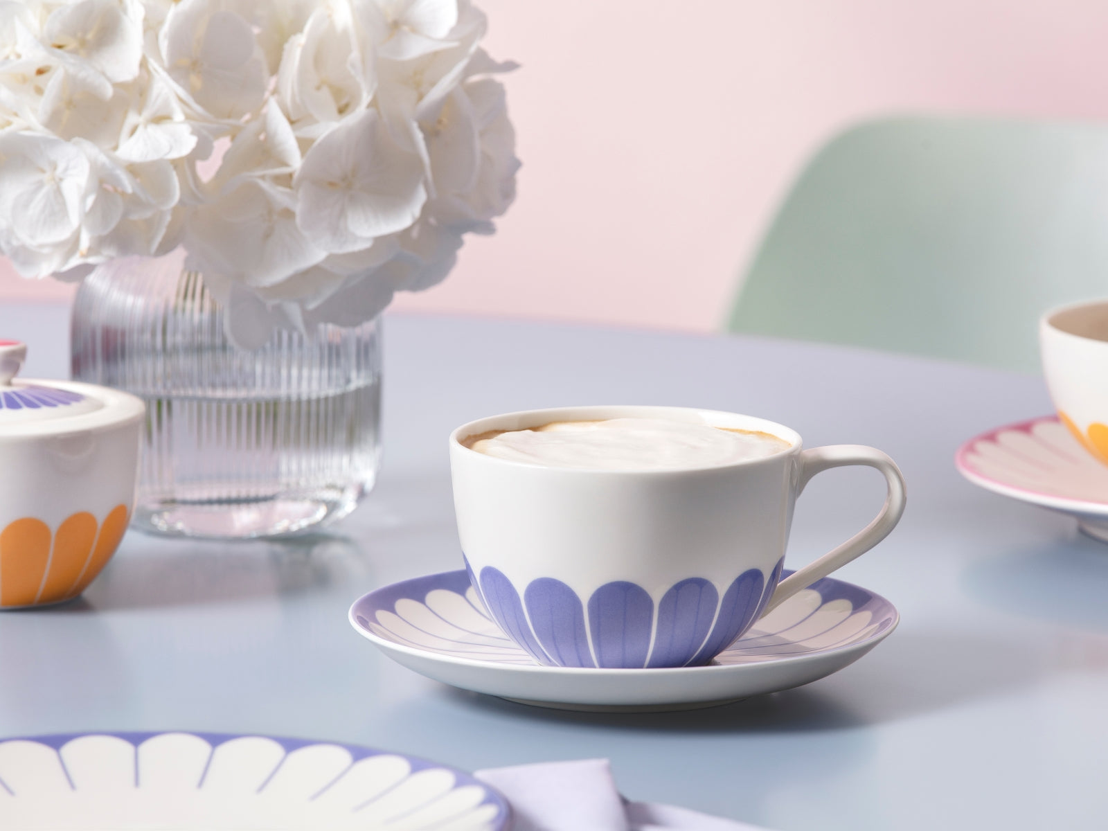 Villeroy & Boch Fleur bleu Cappuccinotasse 0,3l - Produktbild 2