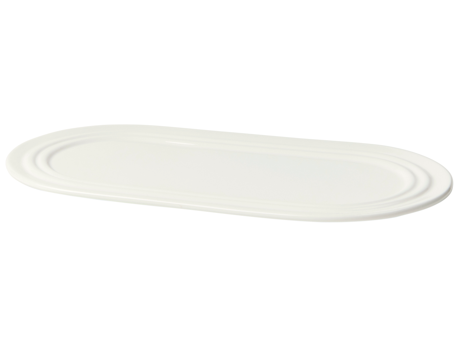 Broste Copenhagen Stevns Platte chalk white 27,5 x 14,5cm - Produktbild 2