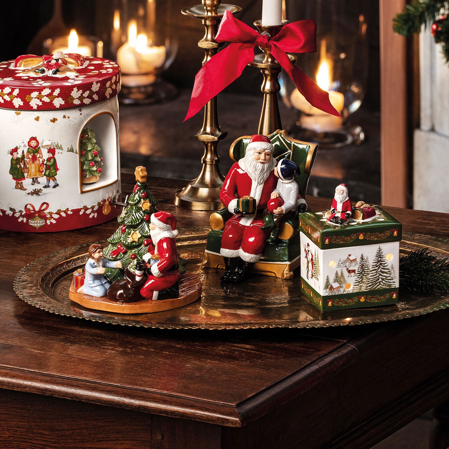 Villeroy & Boch Christmas Toys Santa auf Sessel - Produktbild 3