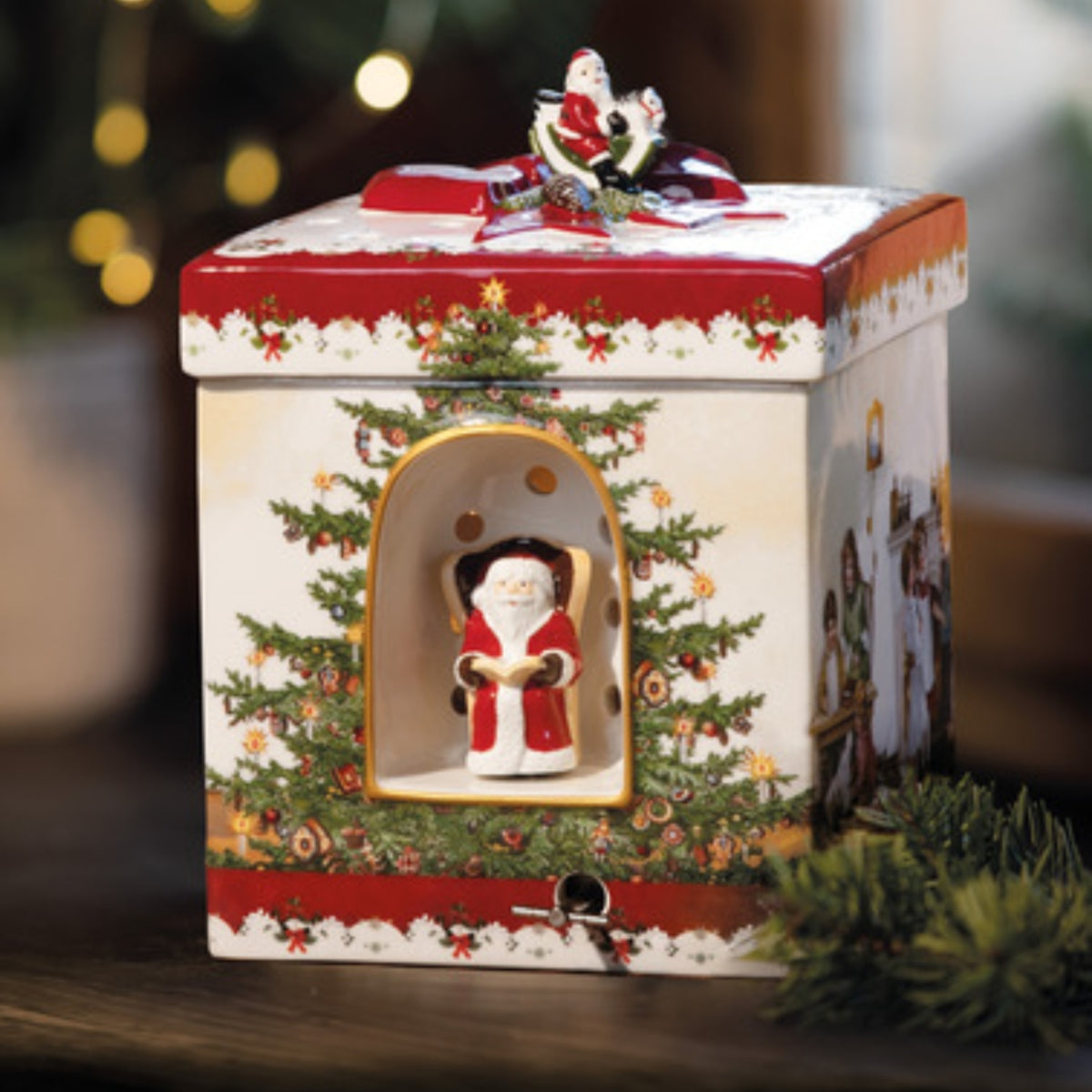 Villeroy & Boch Christmas Toys Spieluhr Paket eckig Kinder - Produktbild 3