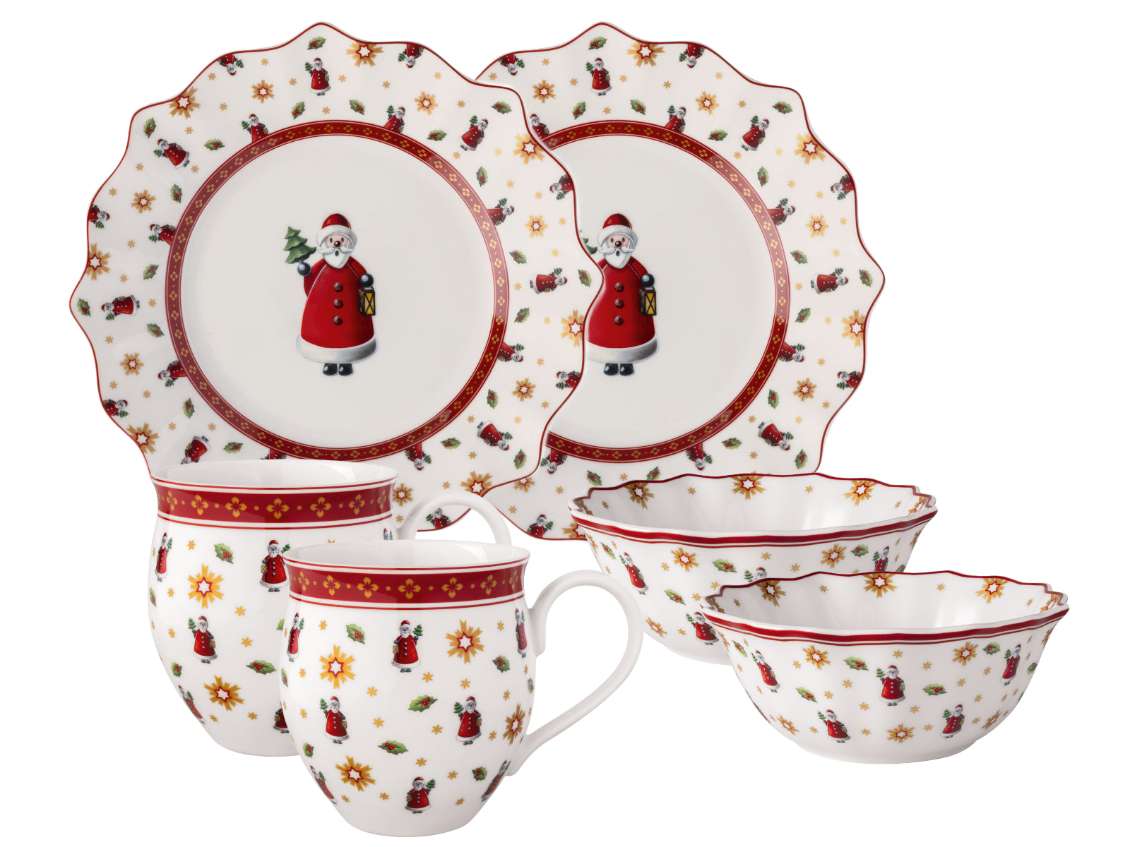 Villeroy & Boch Toy's Delight Frühstücks-Set für 2 Santa 6tlg