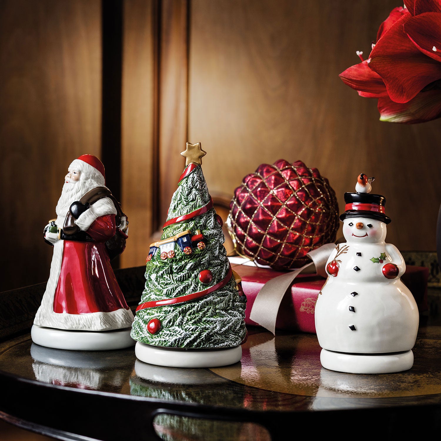 Villeroy & Boch Nostalgic Melody Schneemann drehend - Produktbild 3