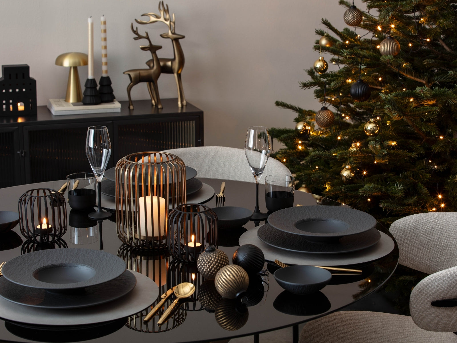 Villeroy & Boch Christmas Chic Windlicht gold 22,5cm - Produktbild 6