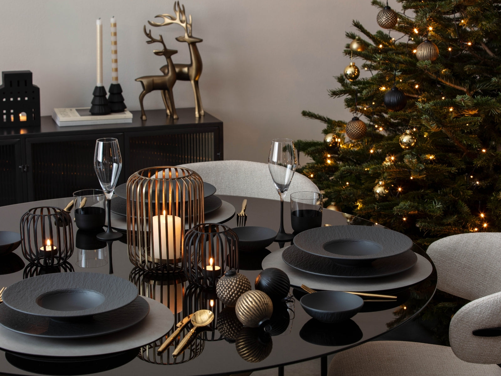 Villeroy & Boch Christmas Chic Hirsch gold 44cm - Produktbild 3