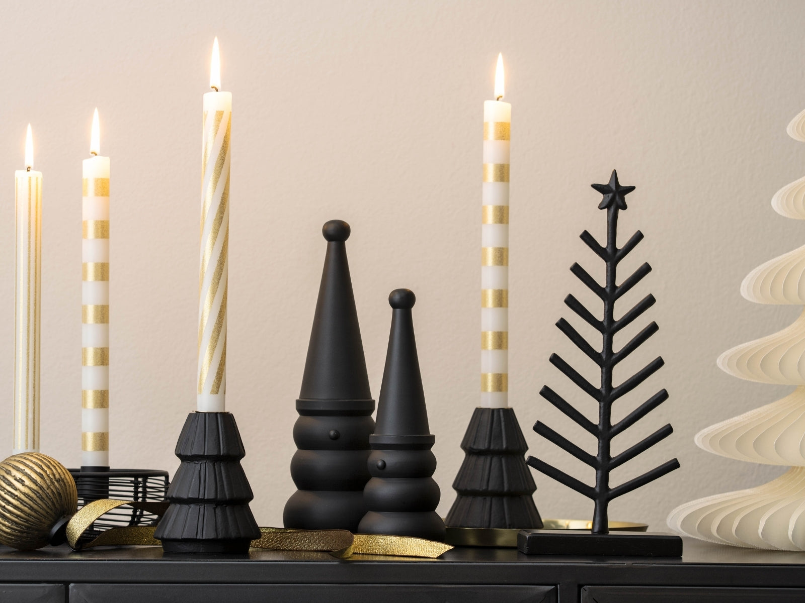 Villeroy & Boch Christmas Chic Schneemann schwarz 20,5cm - Produktbild 2