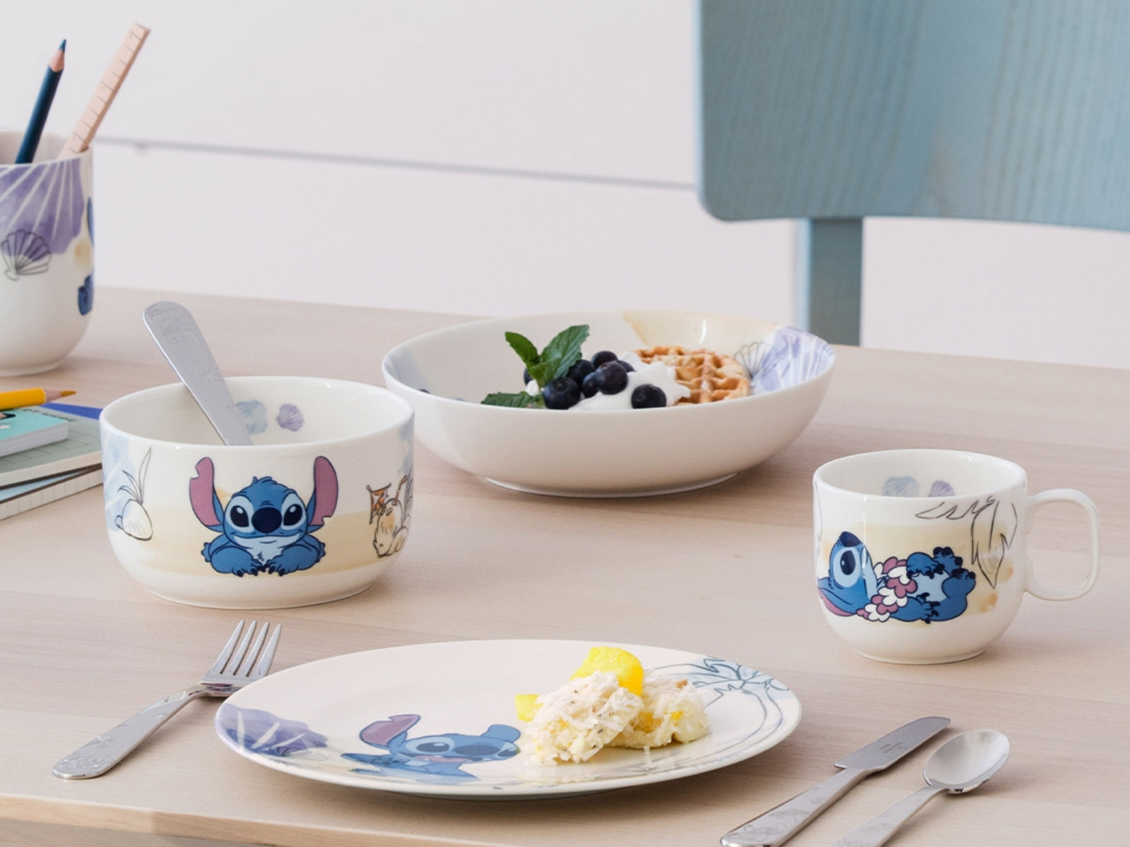 Villeroy & Boch Disney Stitch Kinderbecher mit Henkel klein weiß 0,17l - Produktbild 4