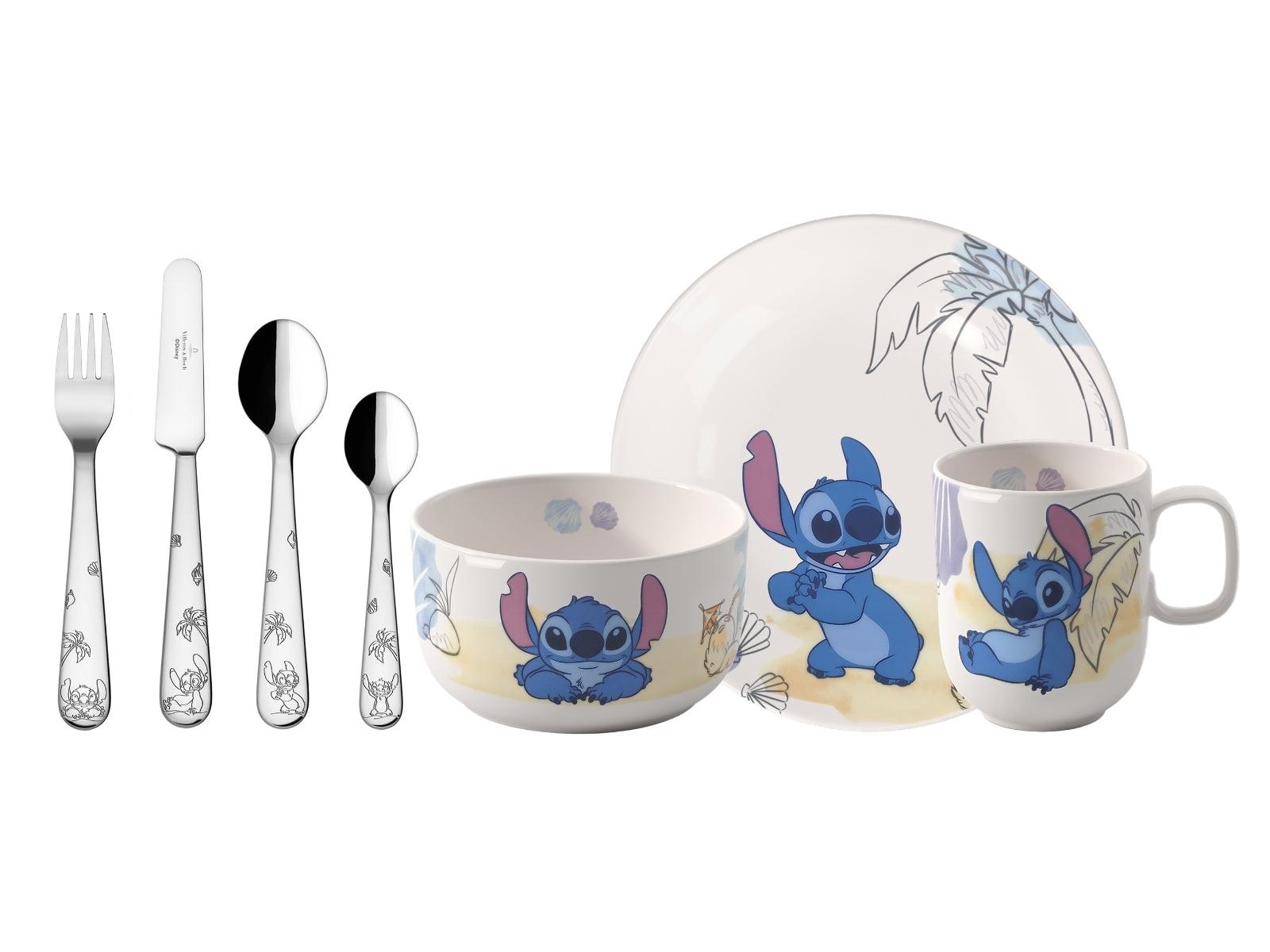 Villeroy & Boch Disney Stitch Kindergeschirr Set 7tlg