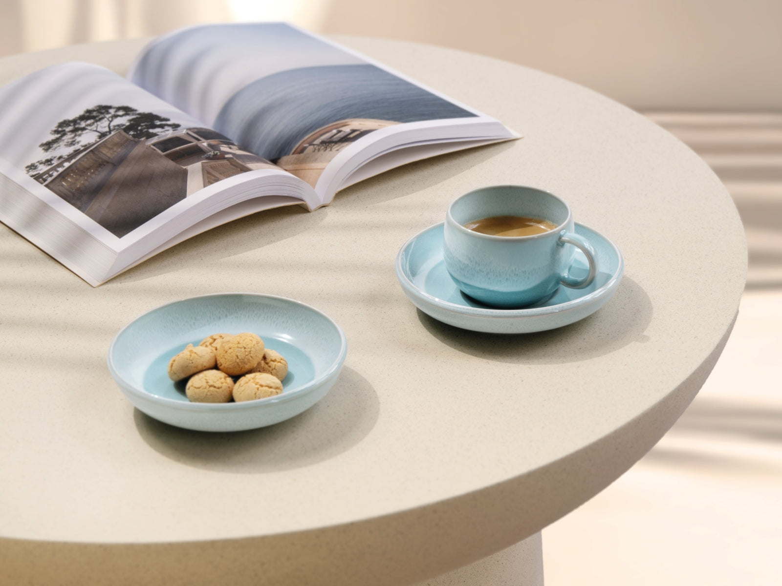 like. by Villeroy & Boch Perlemor Aqua Espressountertasse 12cm - Produktbild 2