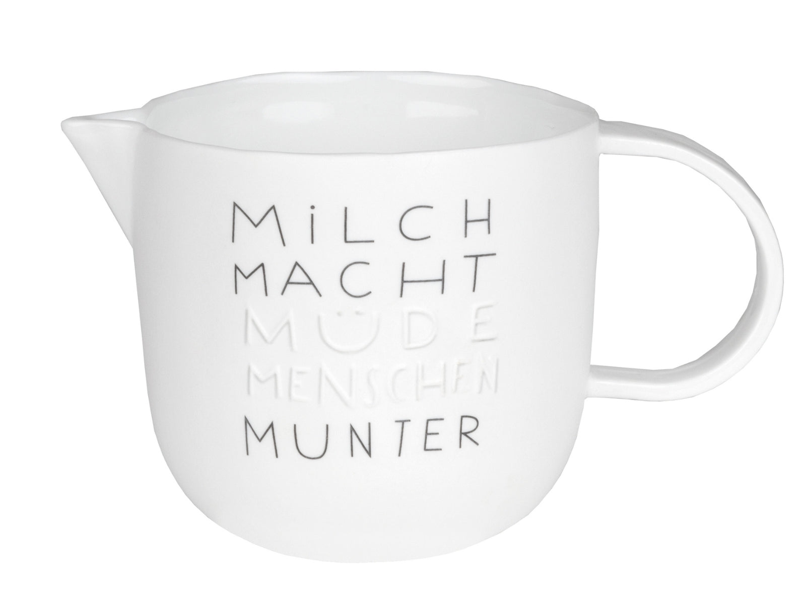 räder Guten Morgen Milchkännchen Milch macht müde Menschen munter weiß 0,25l