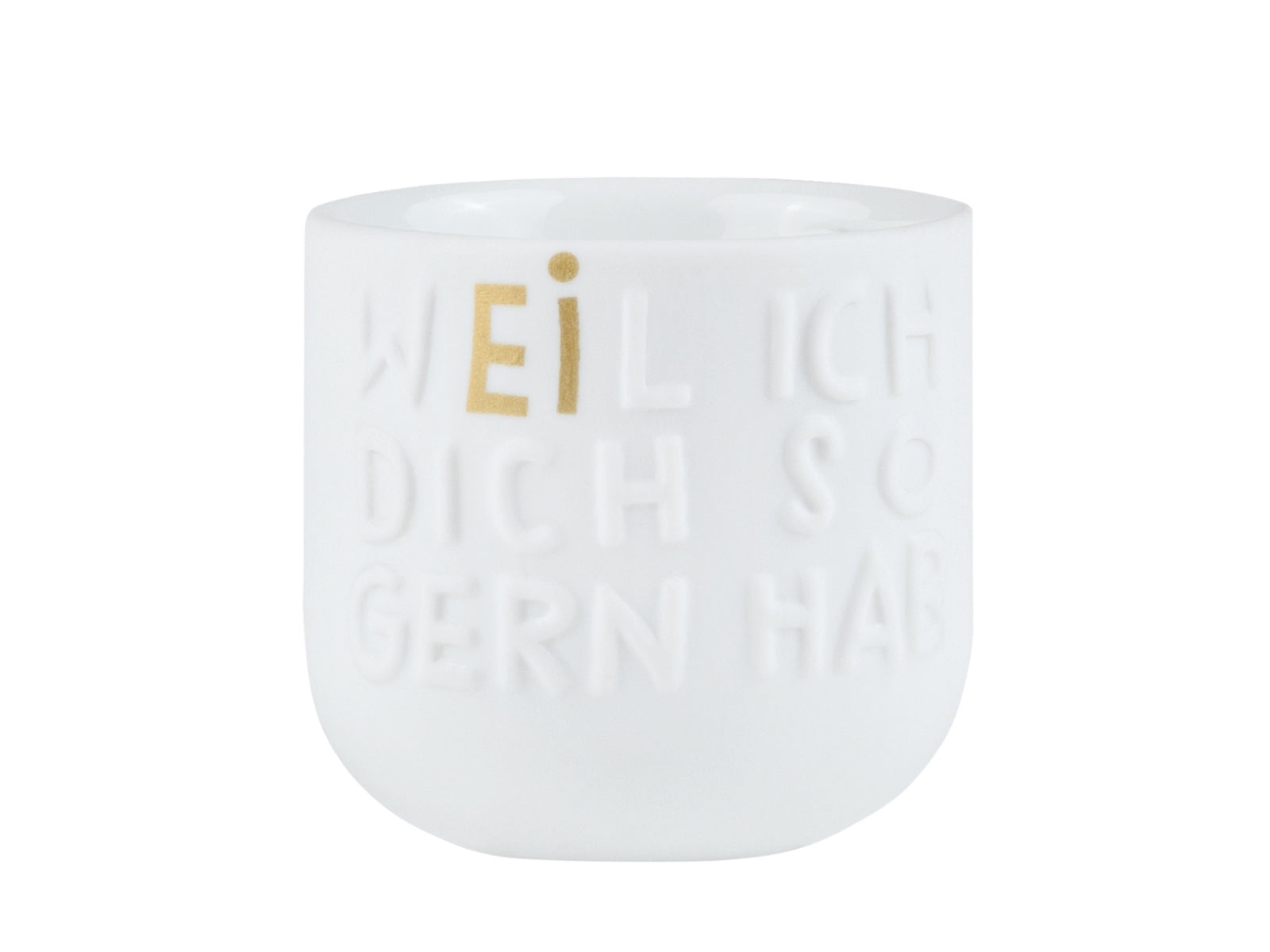 räder Guten Morgen Eierbecher Weil ich dich so gern hab weiß 4,5cm
