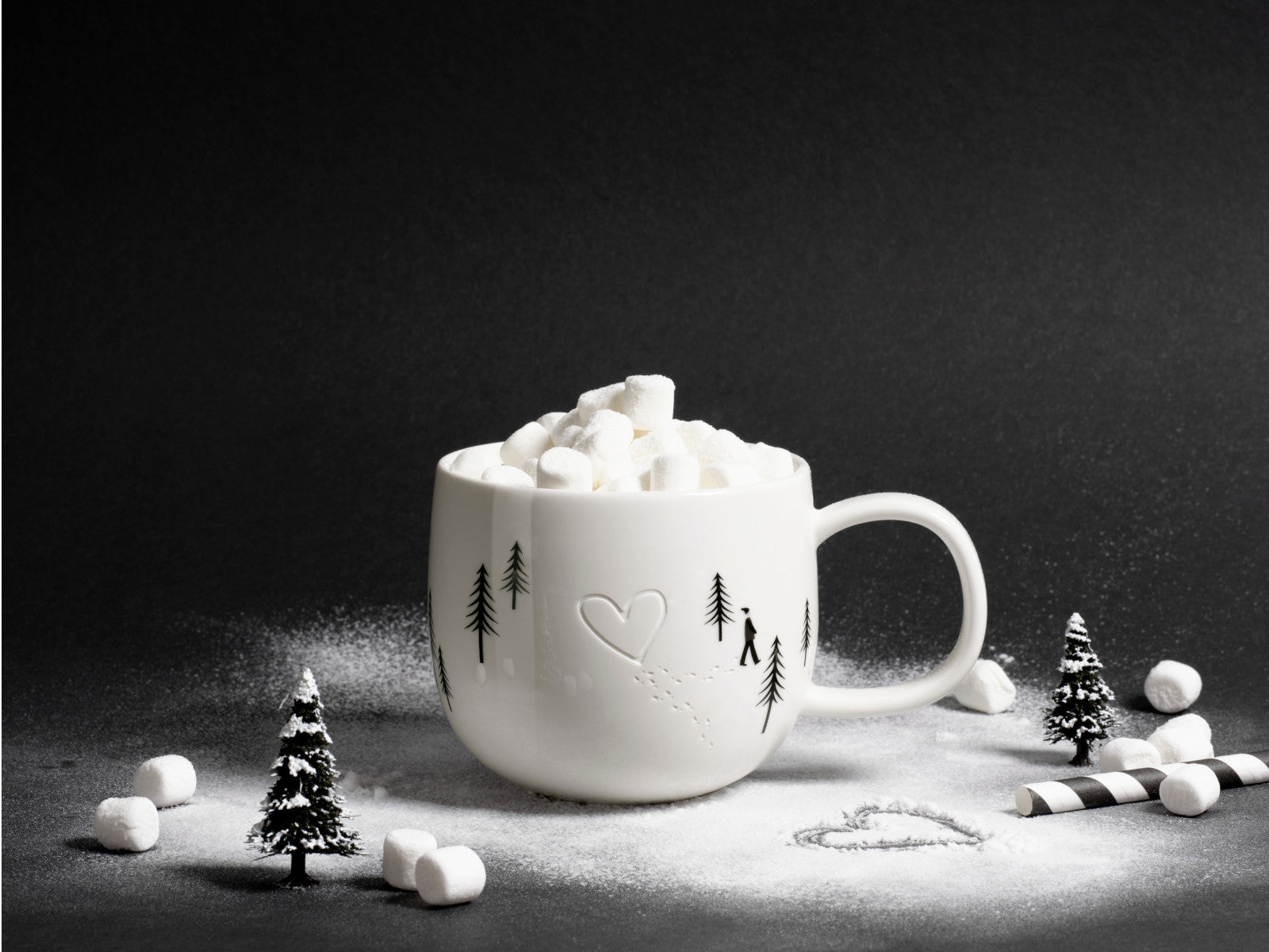 ASA Selection Joy Henkelbecher heart in the snow 10cm - Produktbild 2