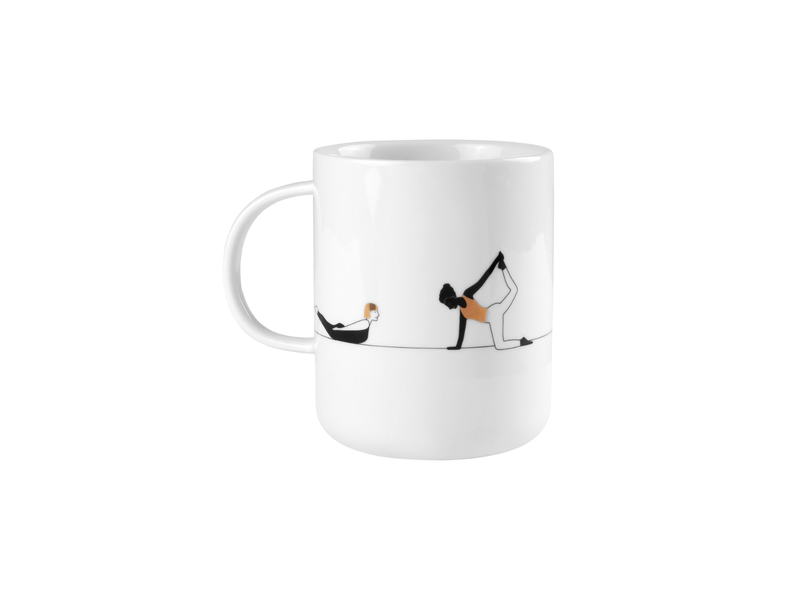 räder Hobby Geschenktasse Yoga weiß 10cm
