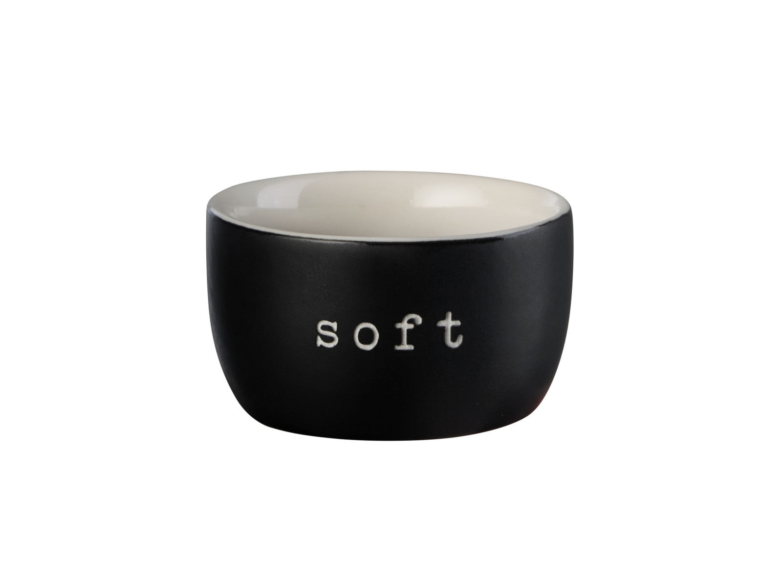 ASA hey! Eierbecher soft schwarz 3 cm