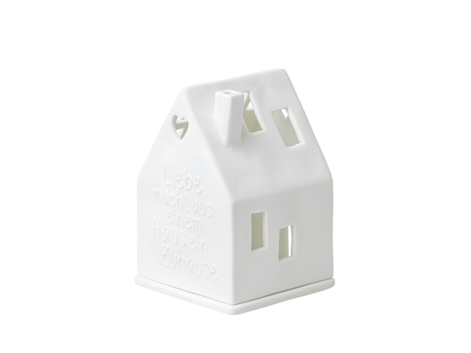 räder Lichthaus Liebe macht aus einem Haus weiß 10,5cm - Produktbild 2
