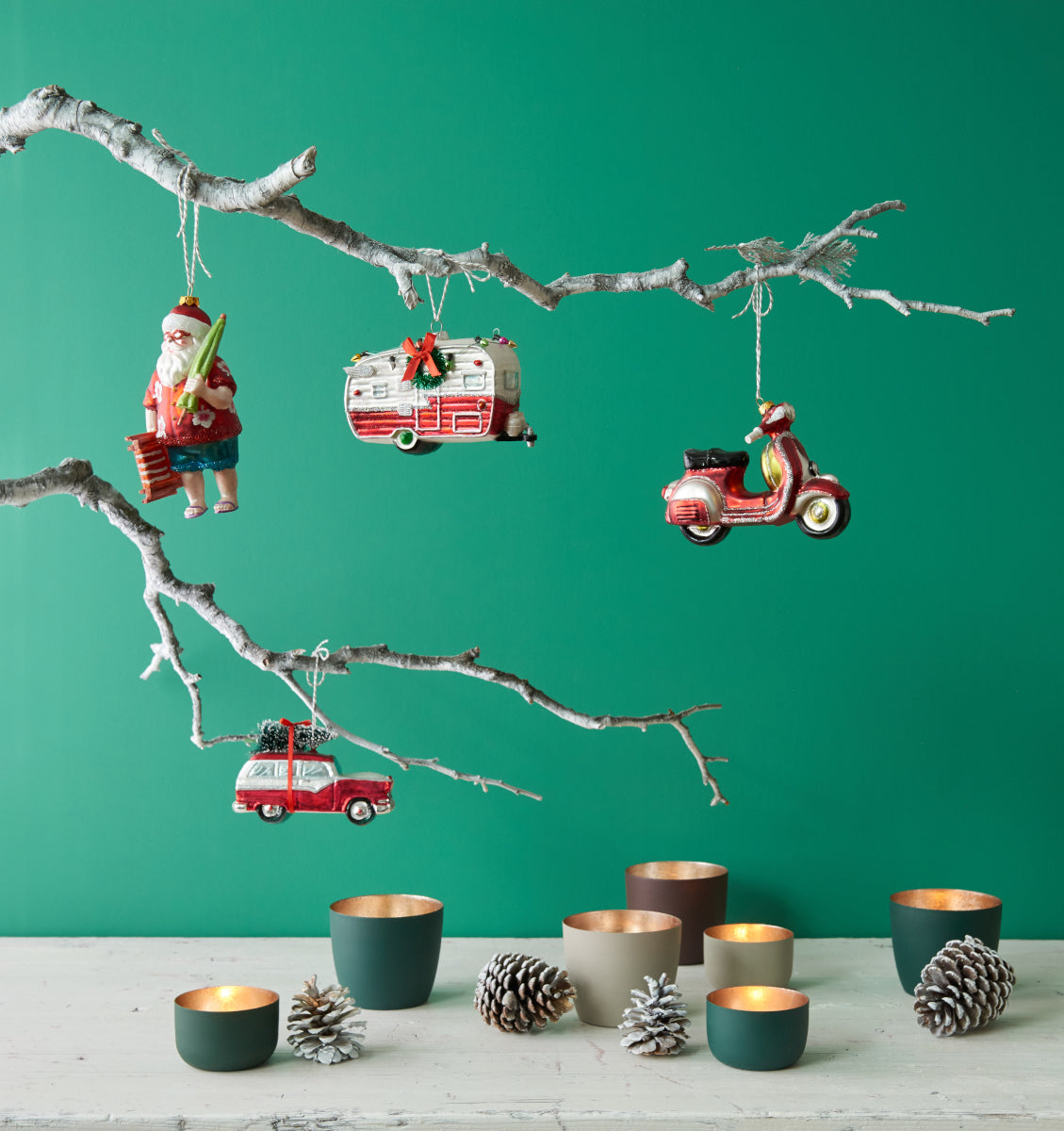 Giftcompany Hänger Motorroller mit Geschenken türkis 11,5cm (1 Stück) - Produktbild 2