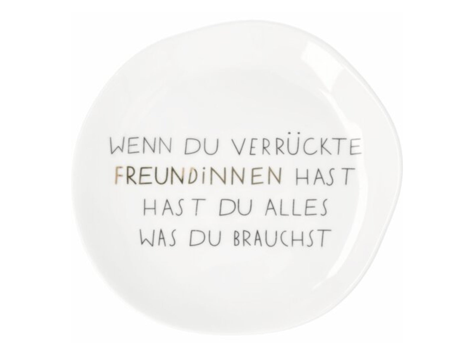 räder Mix & Match Teller klein Verrückte Freundinnen weiß 14cm