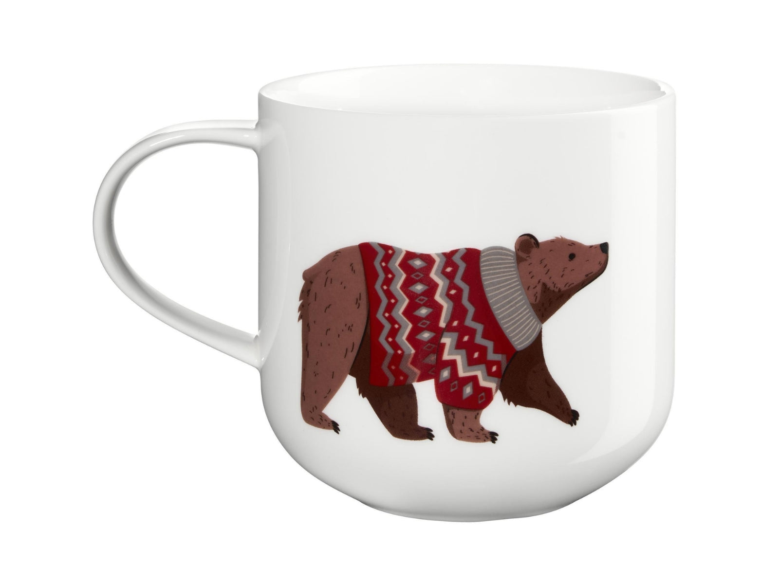 ASA xmas Henkelbecher Brown Bear weiß 0,4l