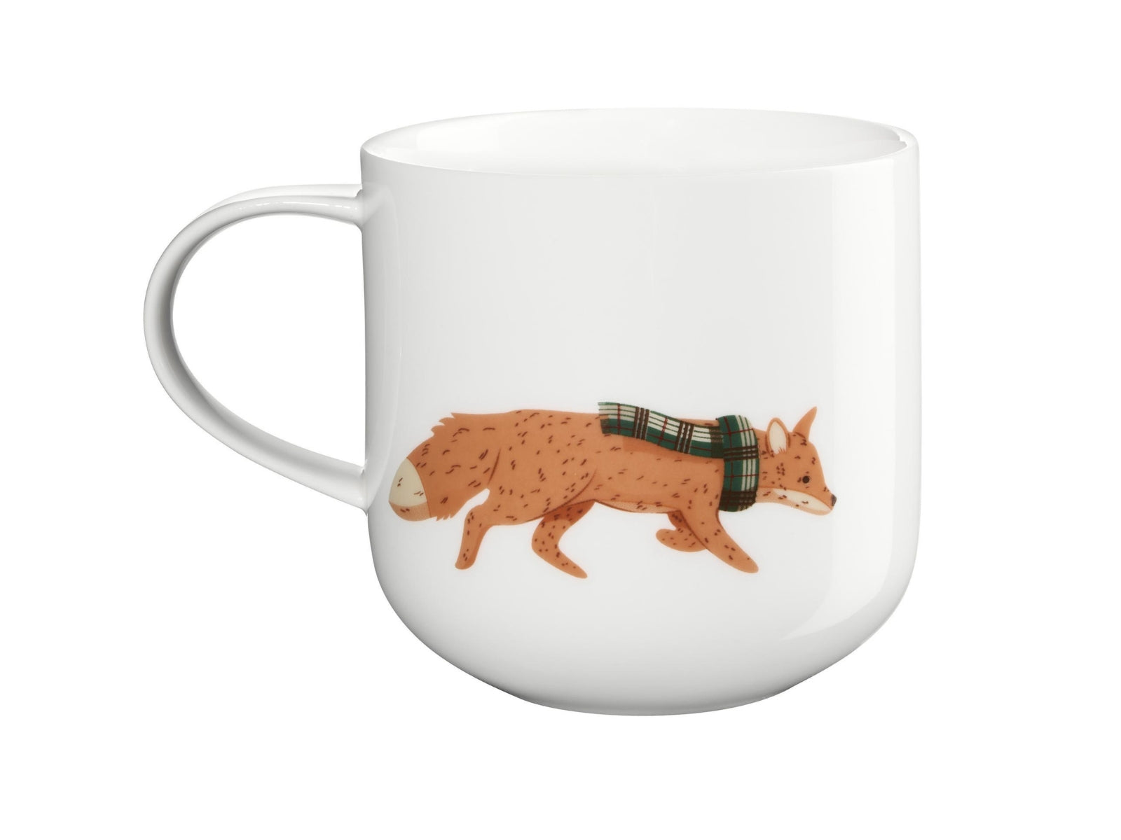 ASA xmas Henkelbecher Red Fox weiß 0,4l