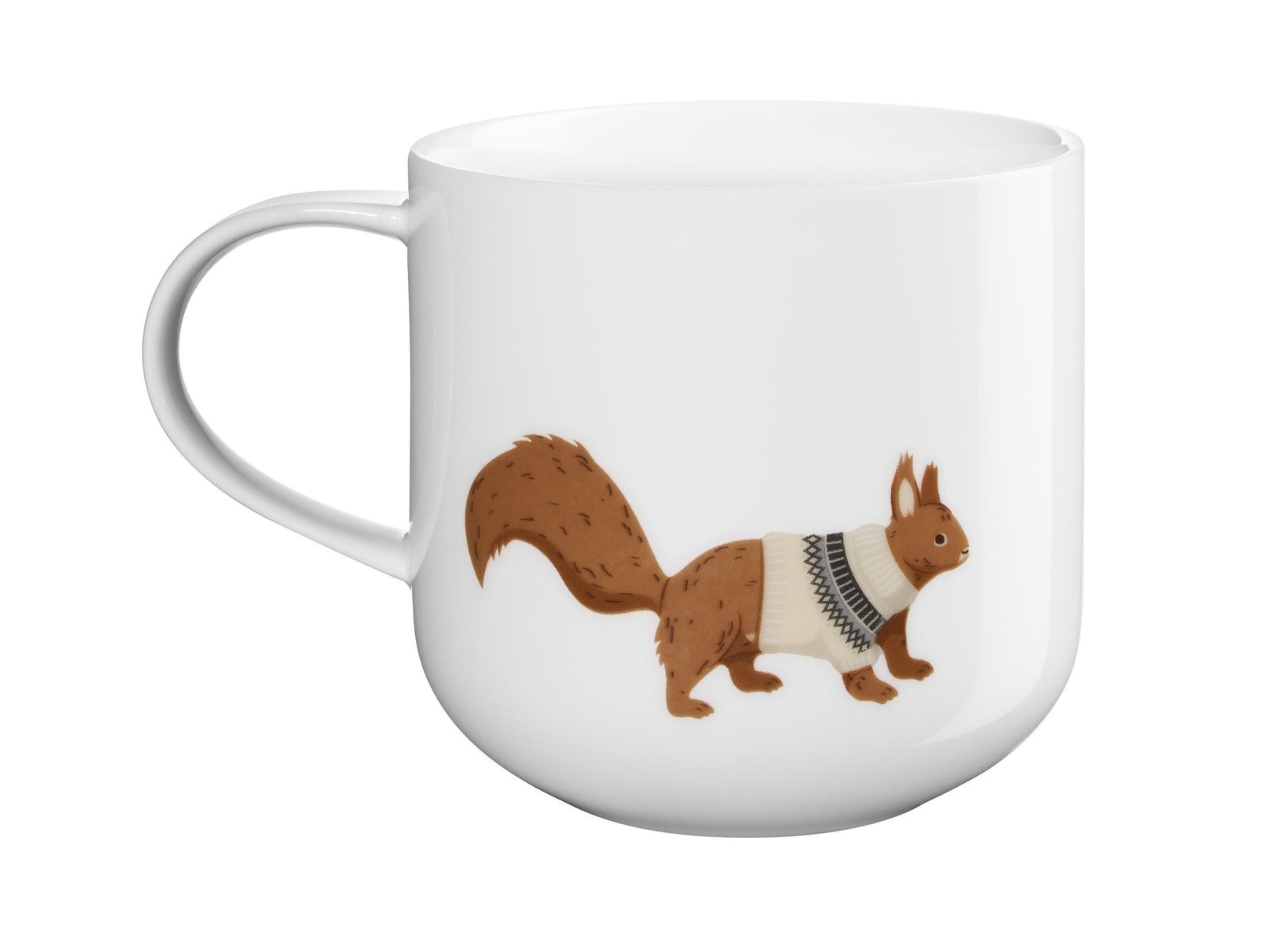 ASA xmas Henkelbecher Red Squirrel weiß 0,4l