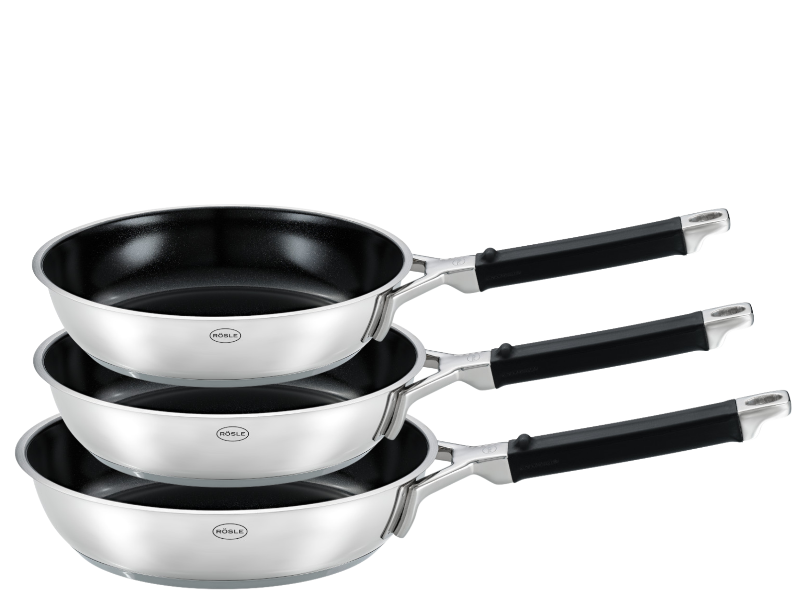 Rösle Silence® Pro Bratpfannen-Set Keramik ProCeraPlus 3tlg. 24, 28 & 32 cm