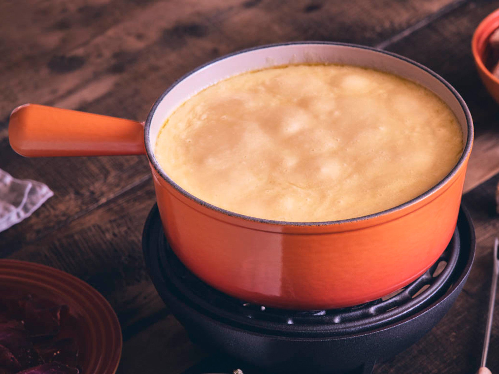 Le Creuset Caquelon Tradition schwarz matt 20cm - Produktbild 7