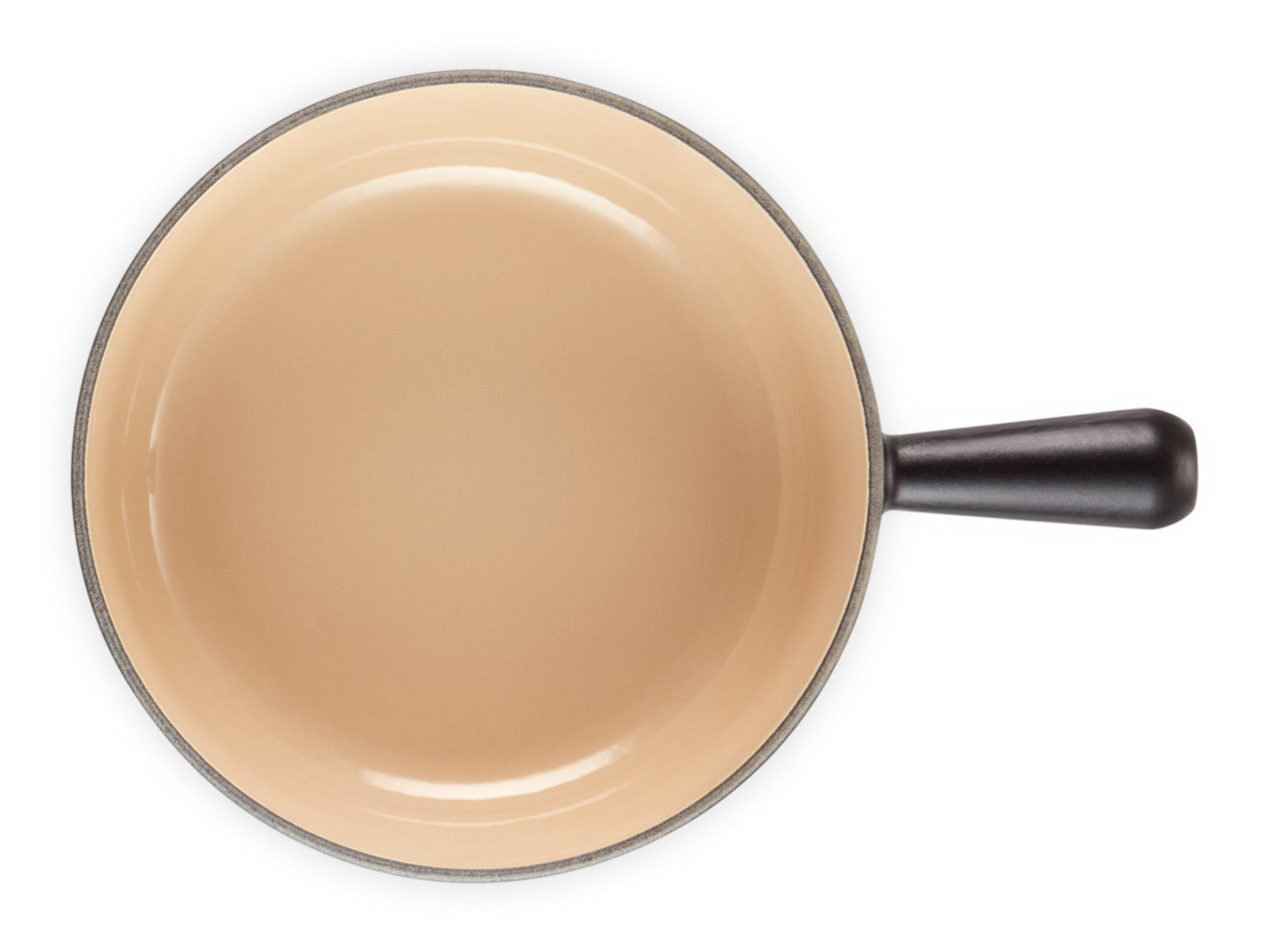Le Creuset Caquelon Tradition schwarz matt 24cm - Produktbild 4
