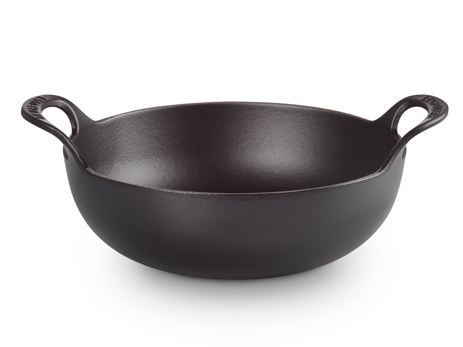 Le Creuset Balti Dish Tradition rund schwarz matt 24cm