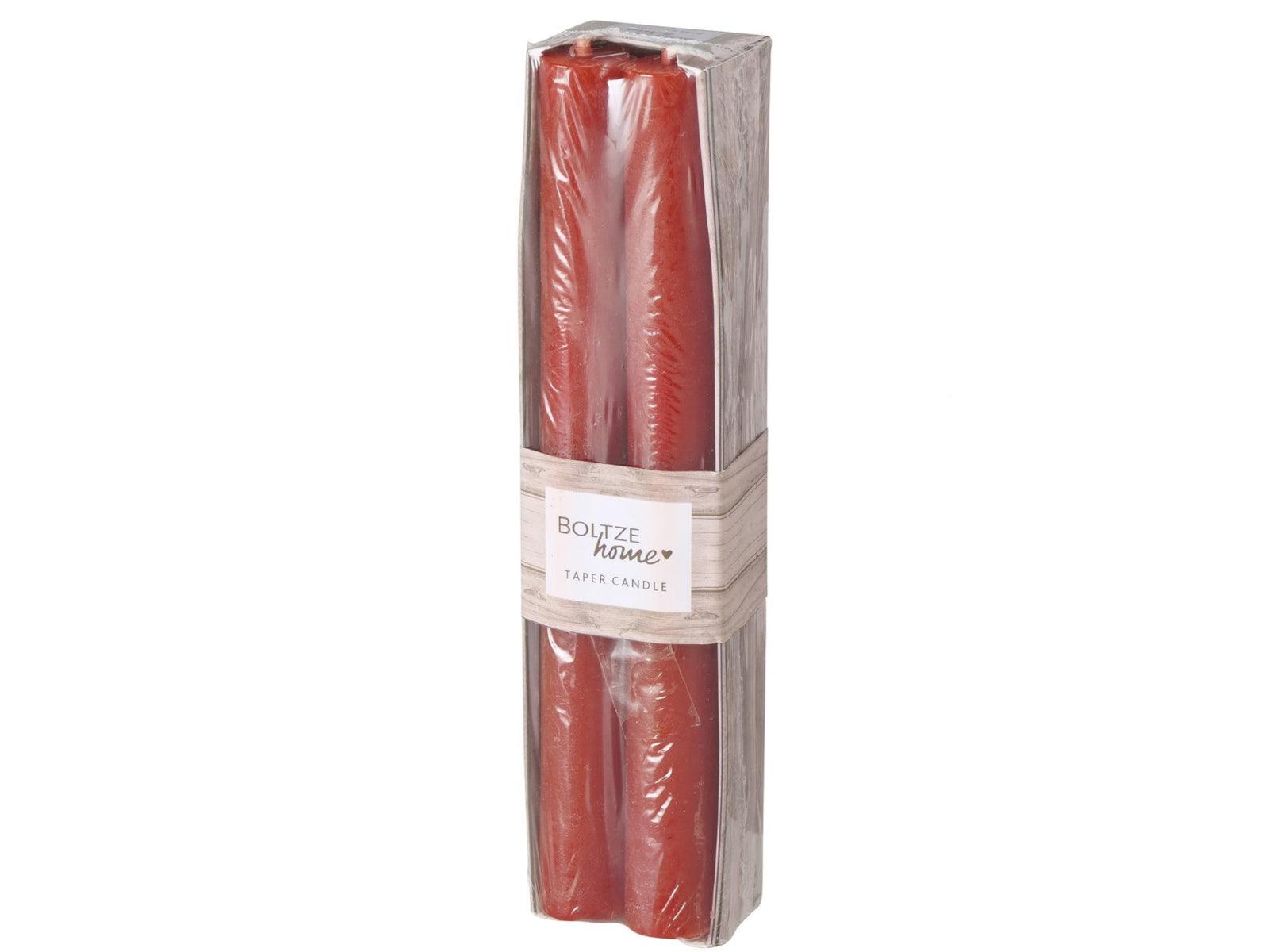 Boltze Melia Stabkerze rot 20cm 4tlg