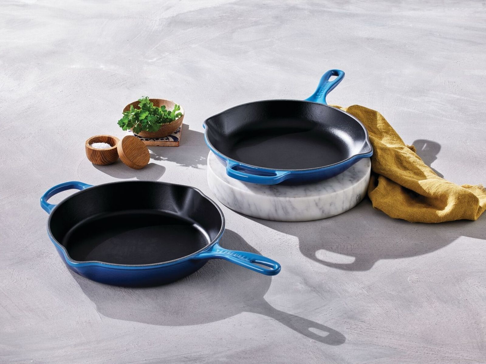 Le Creuset Brat- und Servierpfanne Signature meringue 23cm - Produktbild 5