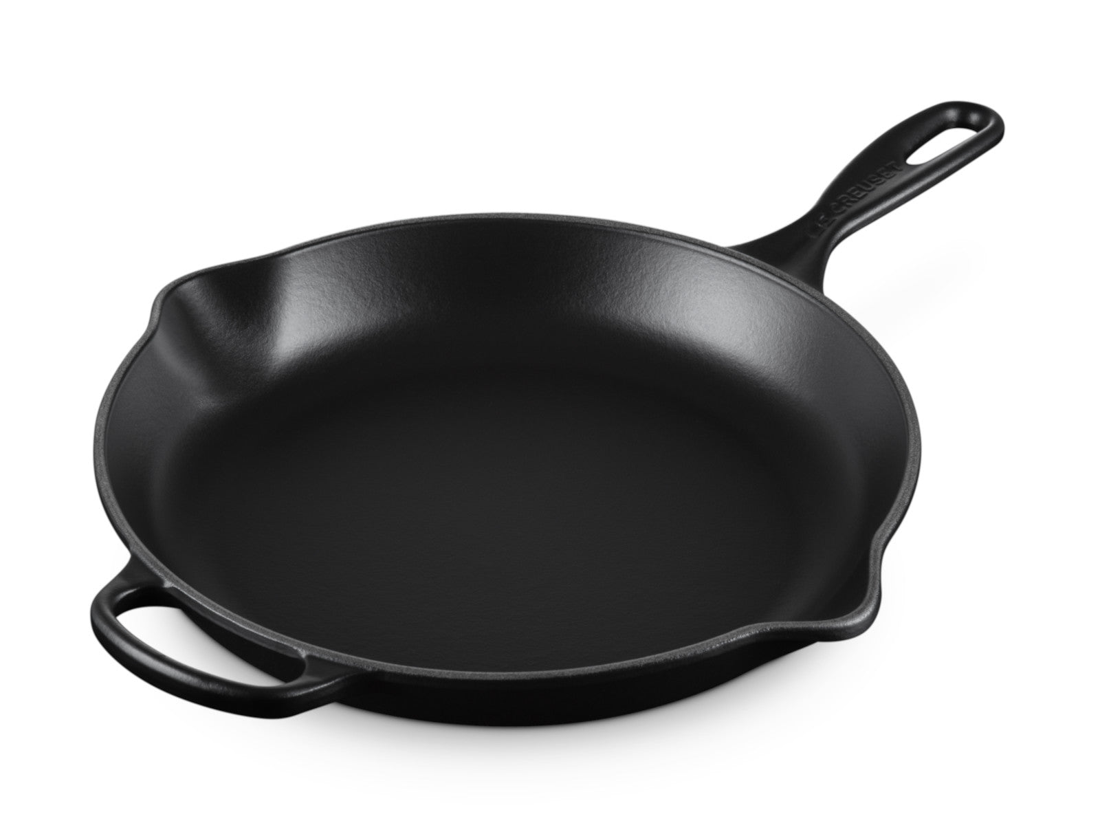 Le Creuset Brat- und Servierpfanne Signature rund schwarz matt 30cm - Produktbild 2