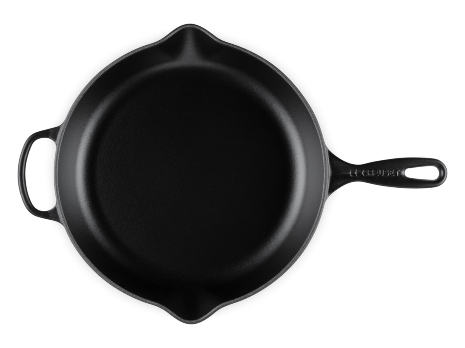Le Creuset Brat- und Servierpfanne Signature rund schwarz matt 30cm - Produktbild 4