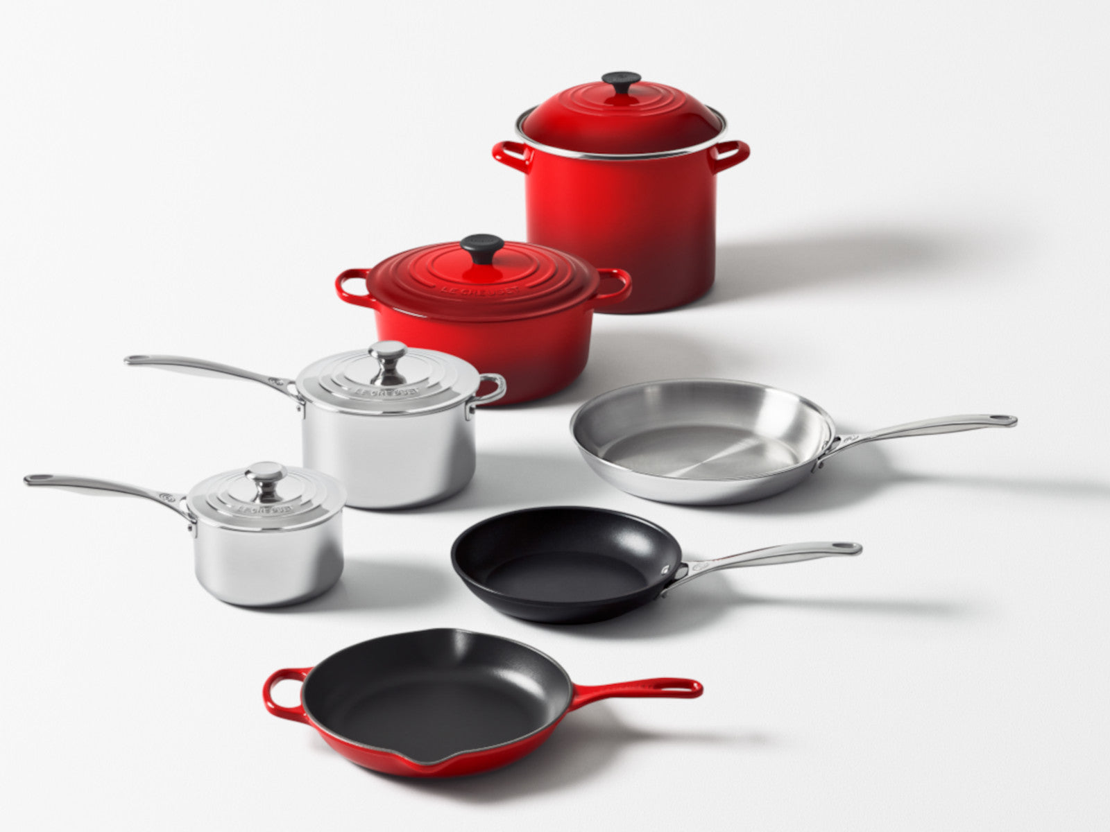 Le Creuset Brat- und Servierpfanne Signature rund sea salt 30cm - Produktbild 5