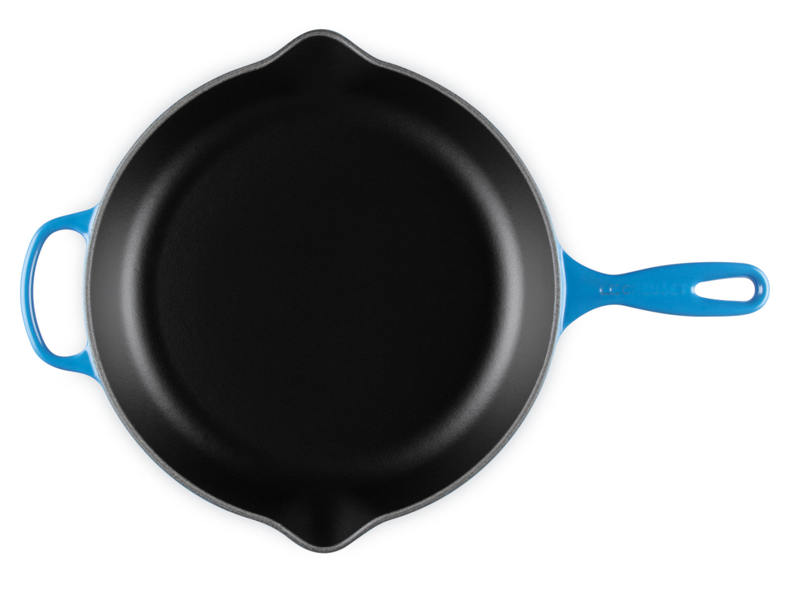 Le Creuset Brat- und Servierpfanne Signature rund azure 30cm - Produktbild 4