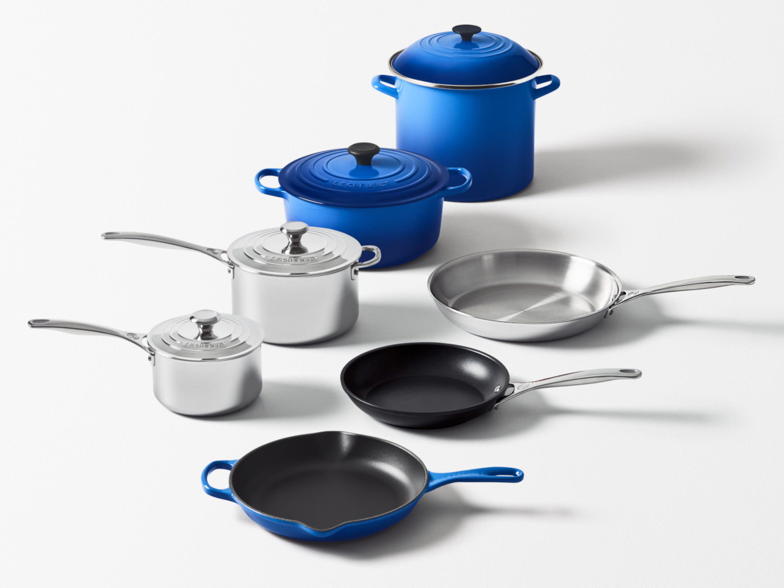 Le Creuset Brat- und Servierpfanne Signature rund azure 30cm - Produktbild 7