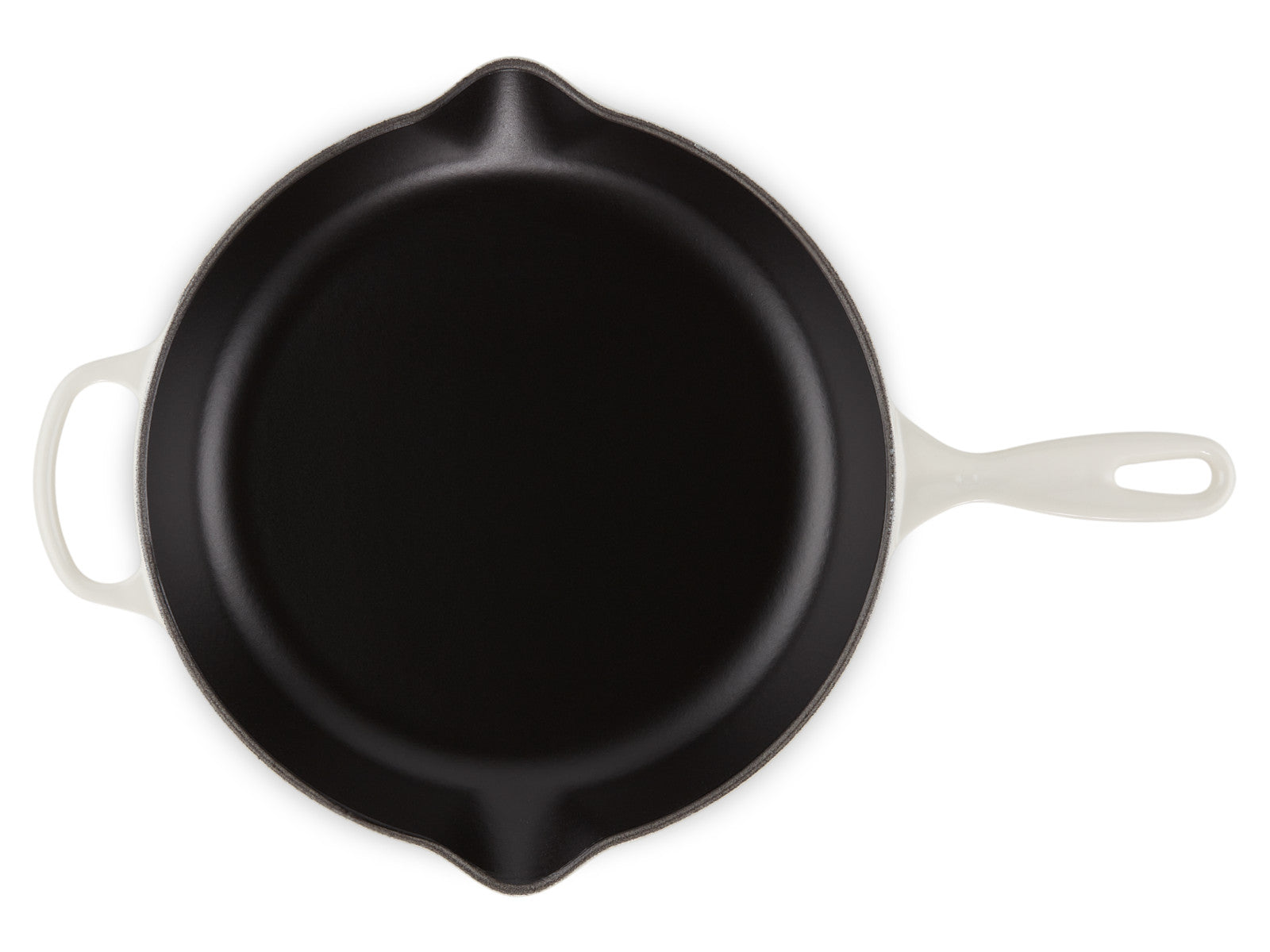 Le Creuset Brat- und Servierpfanne Signature rund meringue 30cm - Produktbild 3