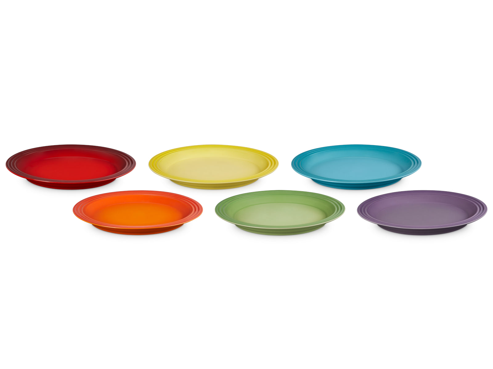 Le Creuset Regenbogen Speiseteller 27cm Set 6tlg - Produktbild 2