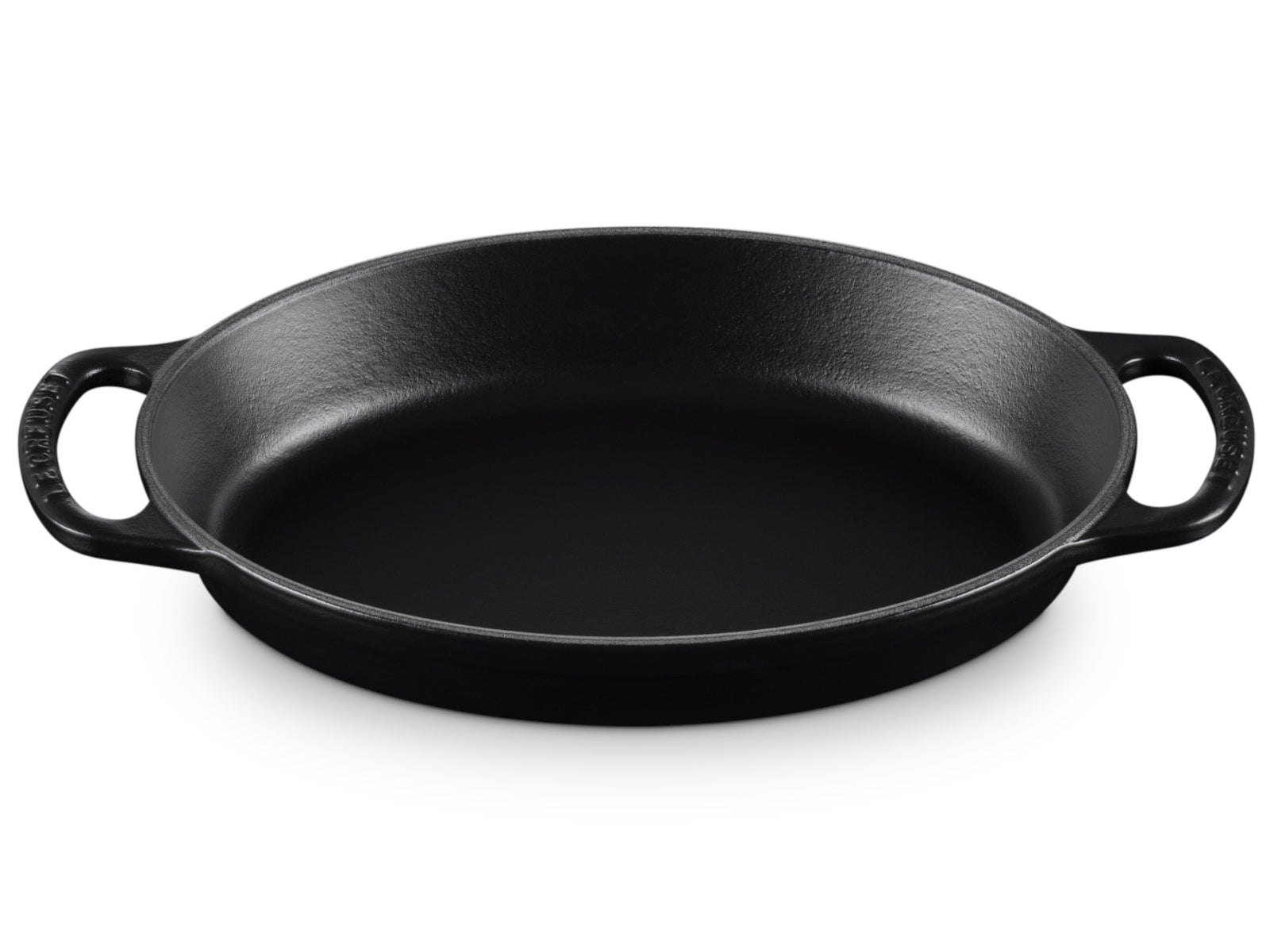 Le Creuset Backform Signature oval schwarz matt 24cm - Produktbild 2