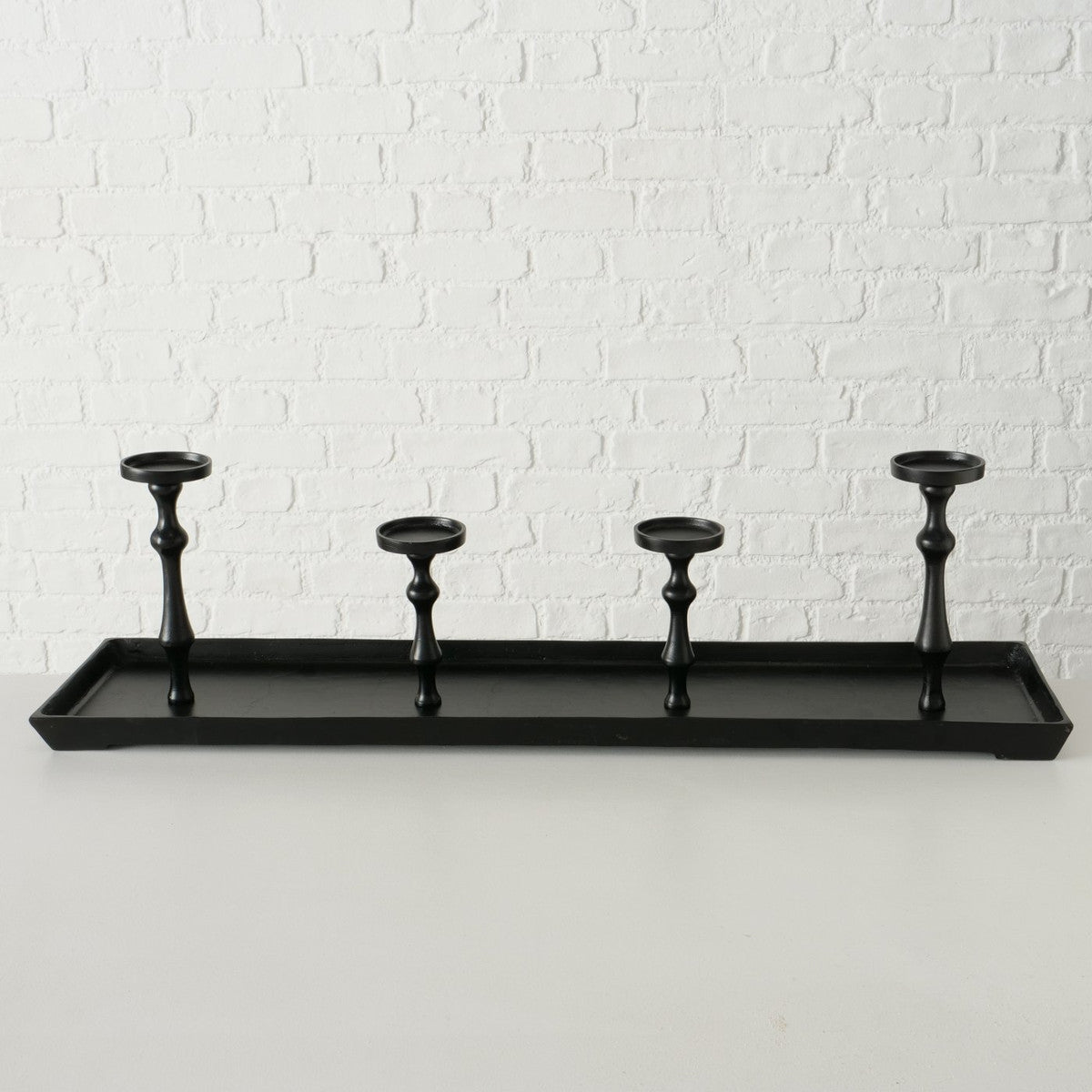 Boltze Furo Kerzenleuchter schwarz 100cm (1 Stück) - Produktbild 1