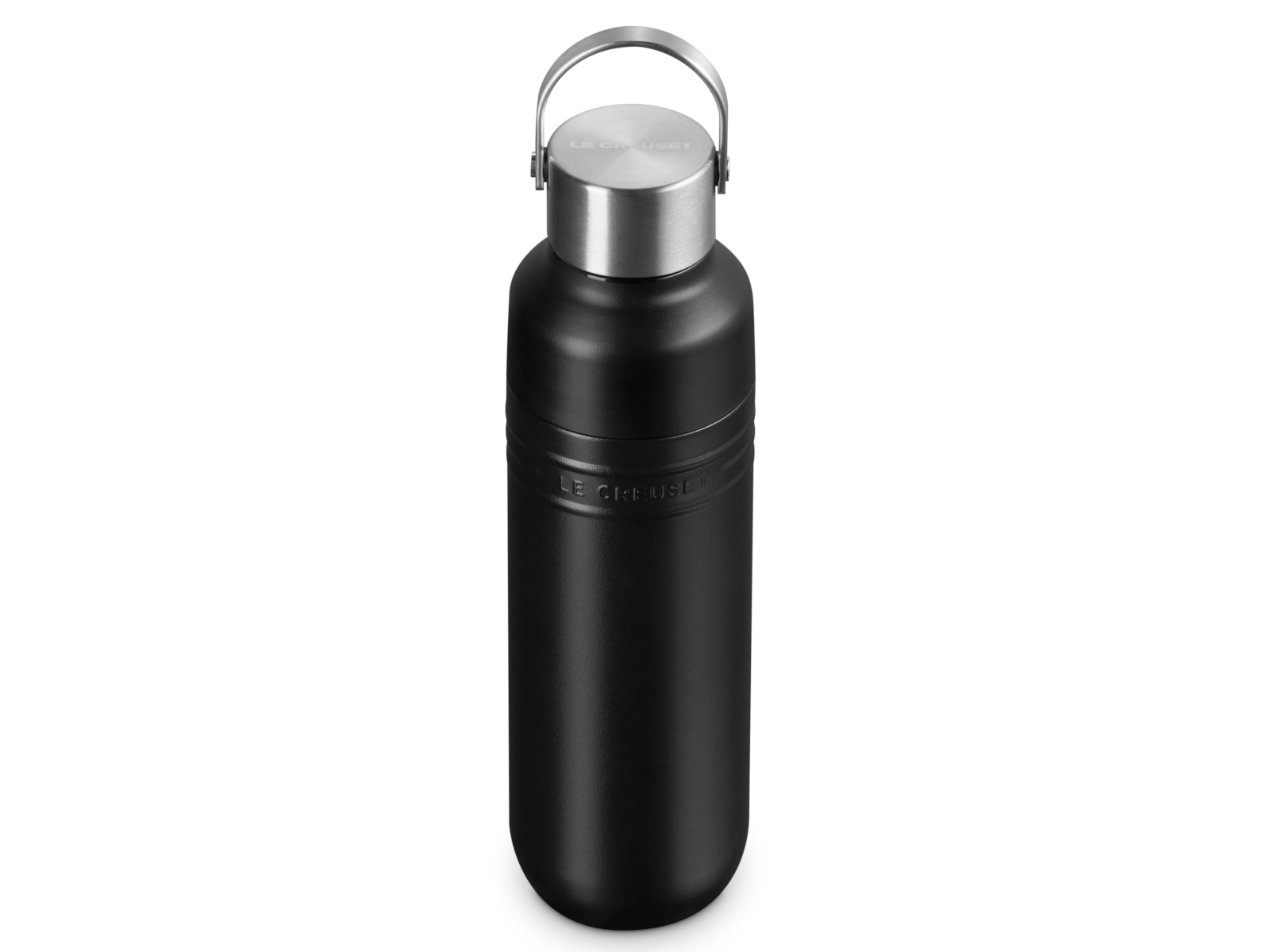 Le Creuset On The Go Trinkflasche schwarz matt 500ml - Produktbild 2