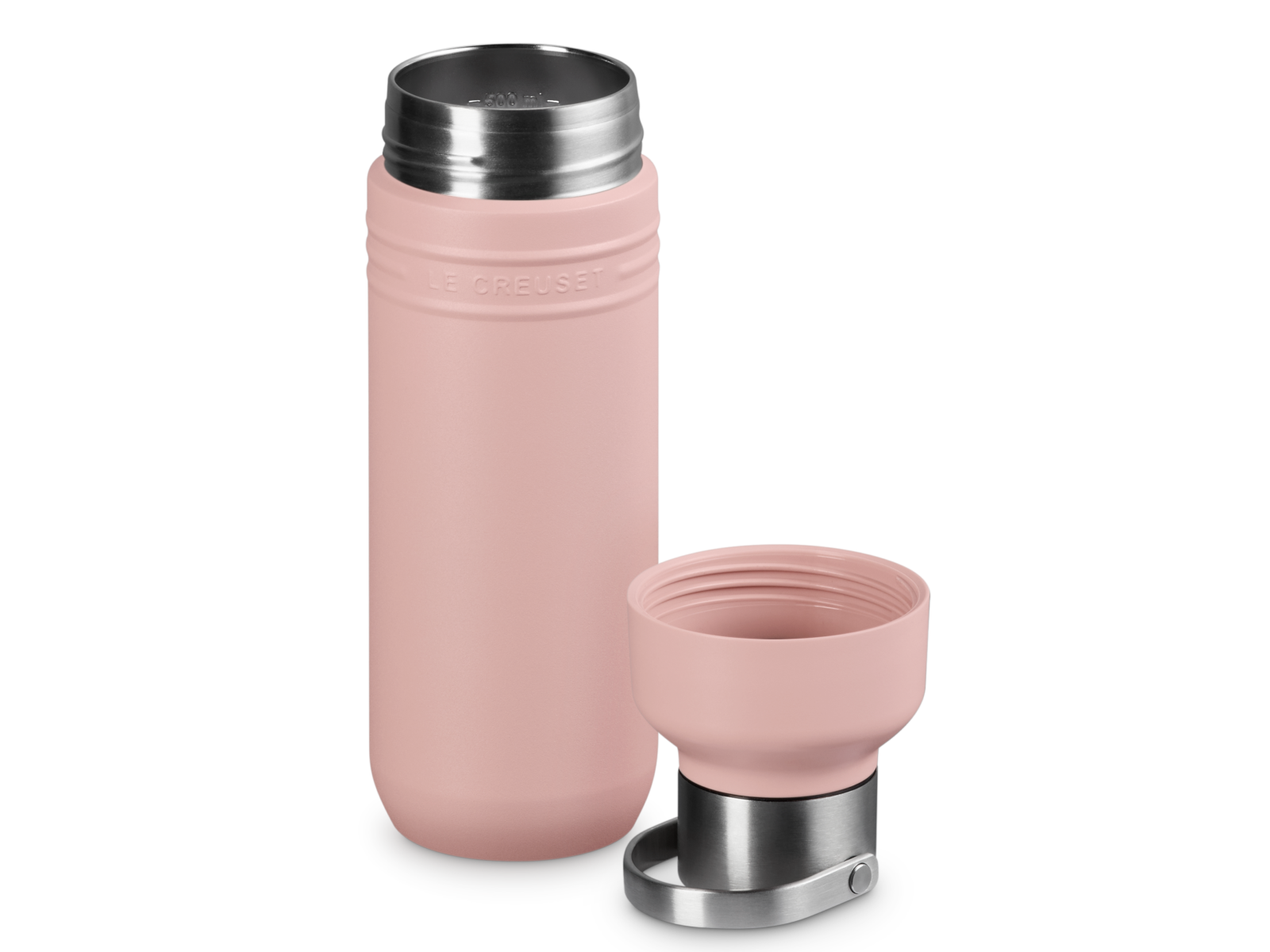 Le Creuset On The Go Trinkflasche shell pink 500ml - Produktbild 4