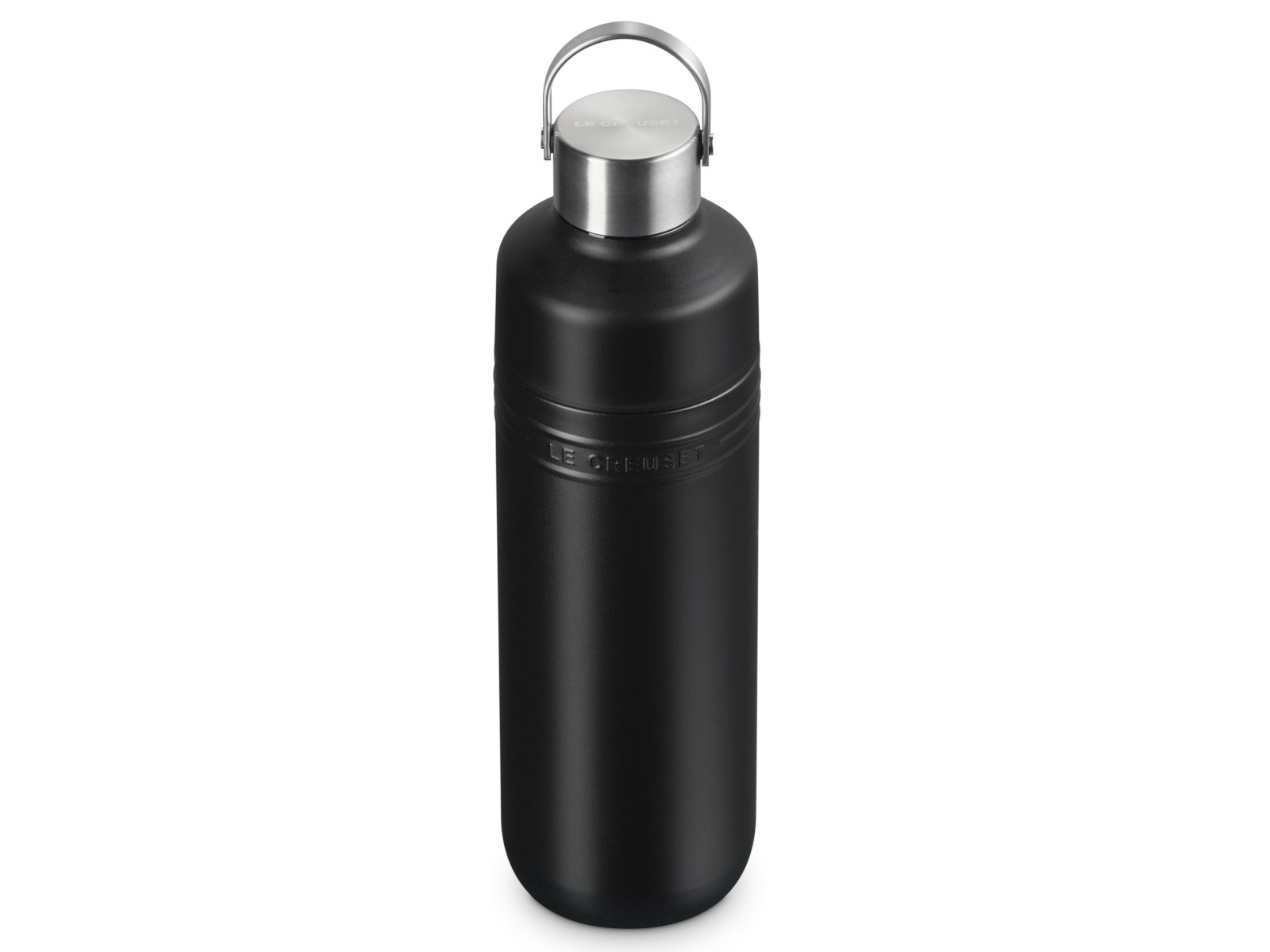 Le Creuset On The Go Trinkflasche schwarz matt 1l - Produktbild 2