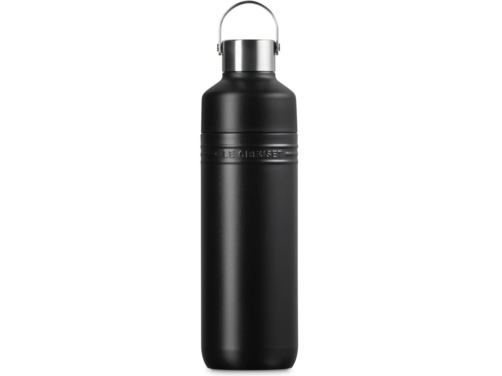 Le Creuset On The Go Trinkflasche schwarz matt 1l