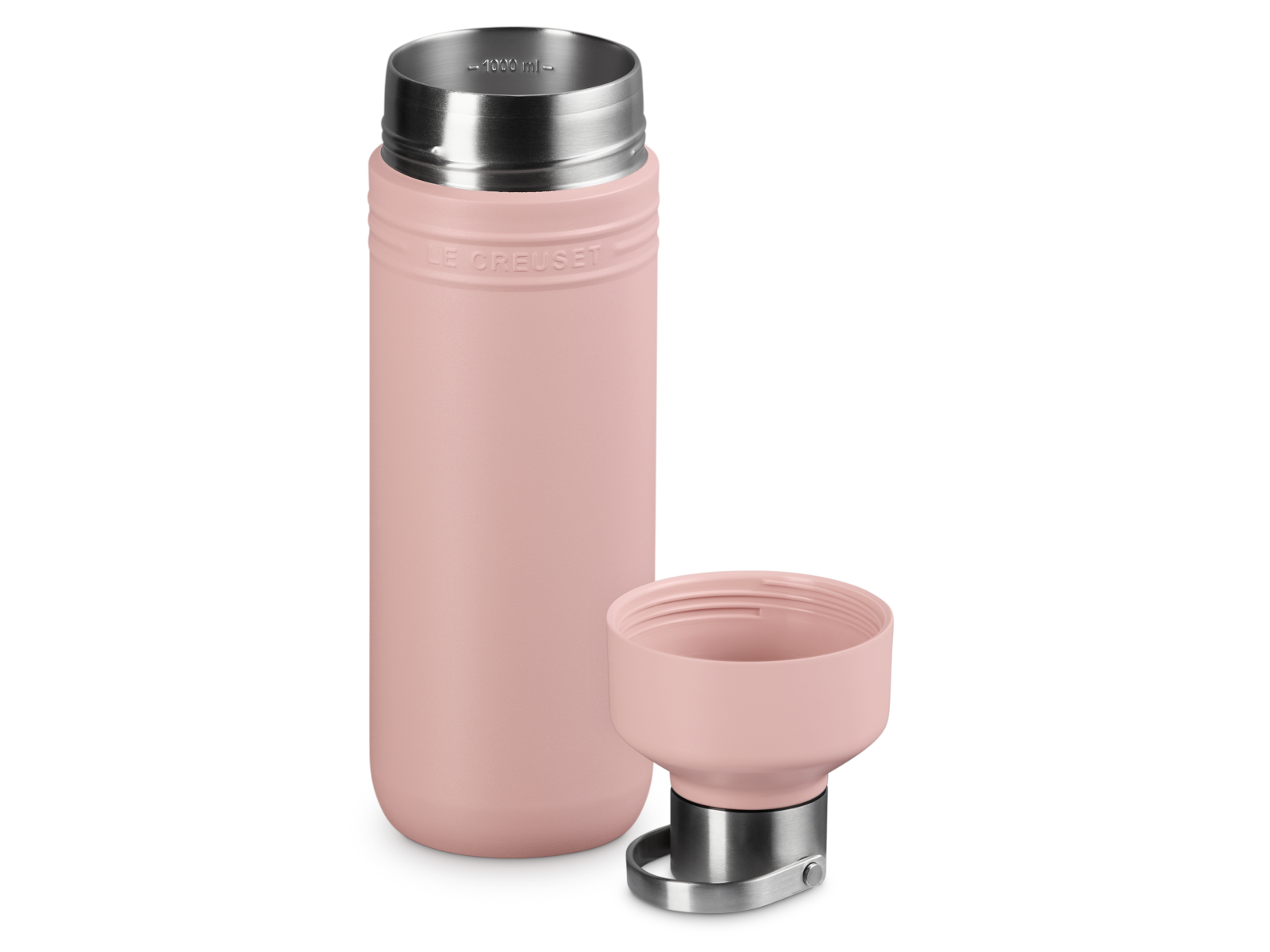 Le Creuset On The Go Trinkflasche shell pink 1l - Produktbild 4