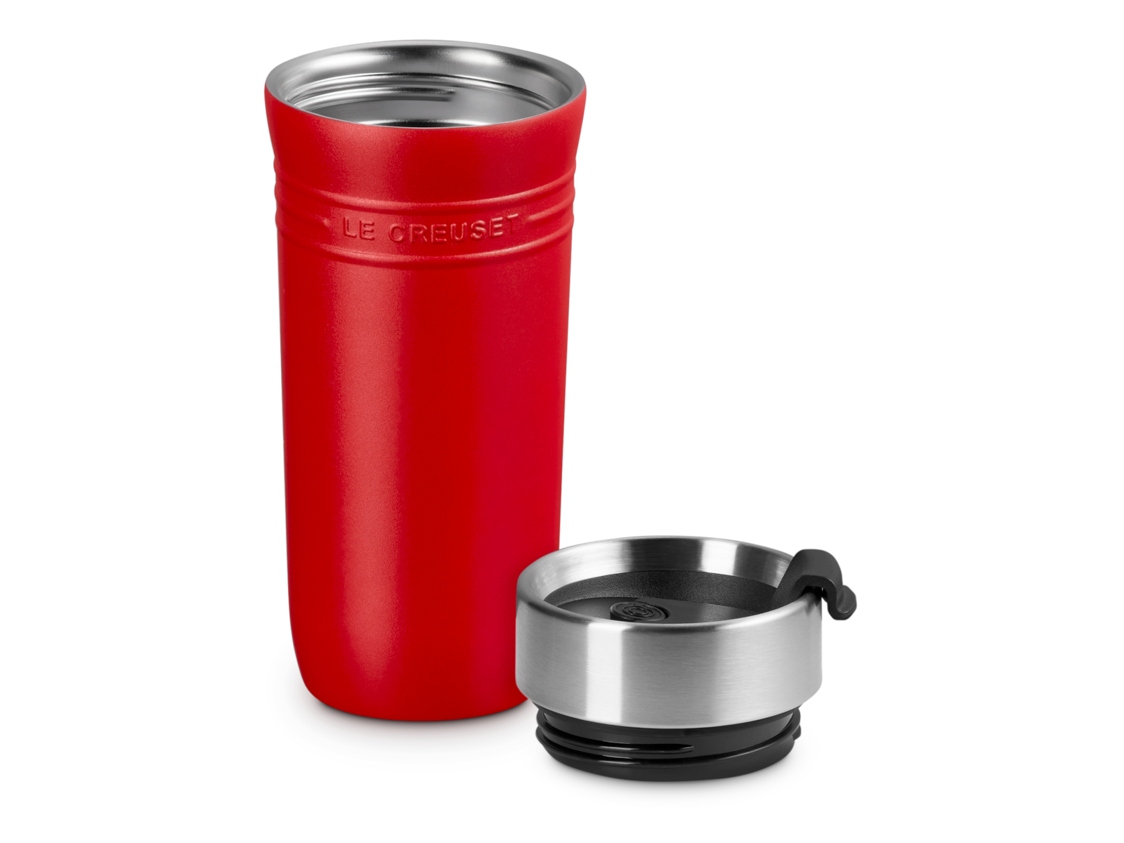 Le Creuset On The Go Thermobecher kirschrot 350ml - Produktbild 2