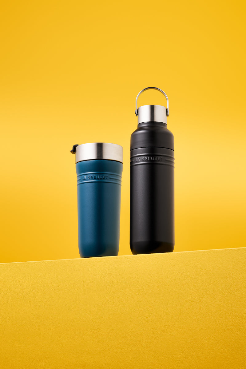 Le Creuset On The Go Trinkflasche schwarz matt 500ml - Produktbild 8