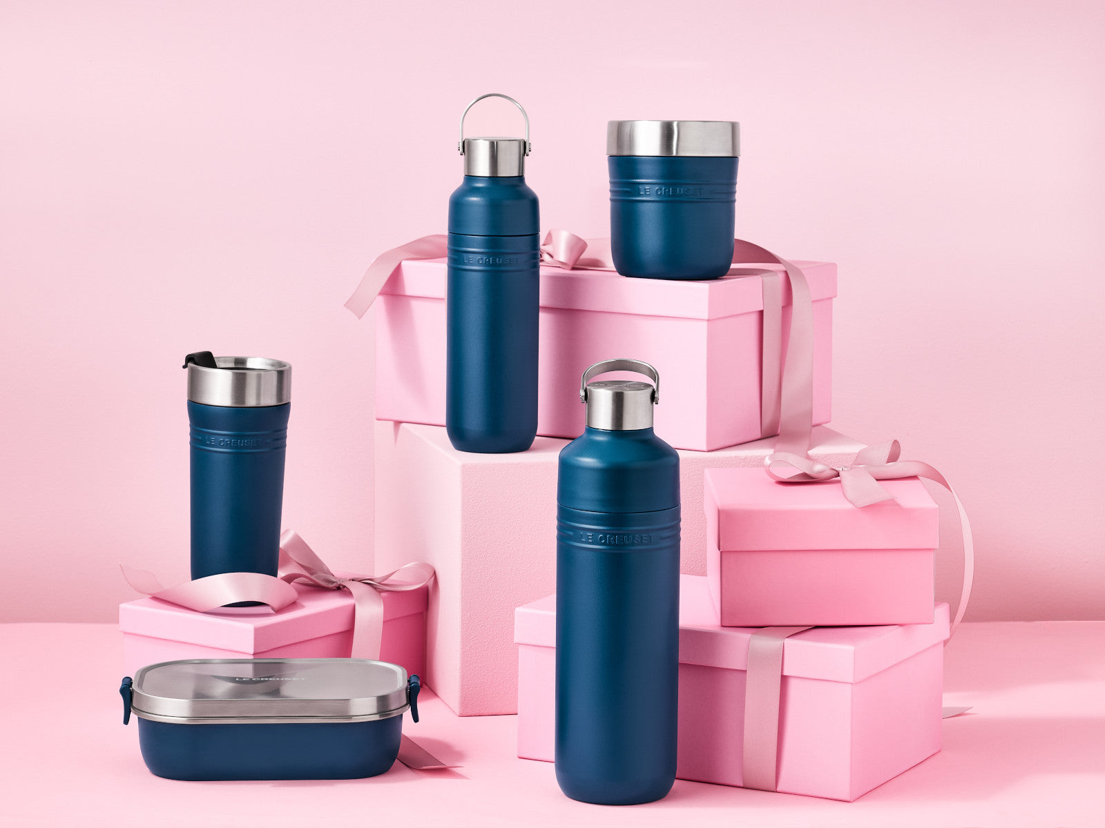 Le Creuset On The Go Trinkflasche deep teal 1l - Produktbild 9