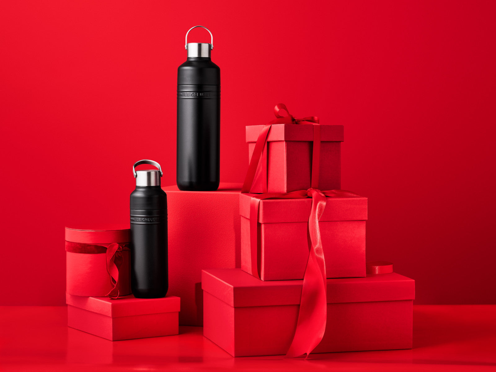 Le Creuset On The Go Trinkflasche schwarz matt 500ml - Produktbild 9