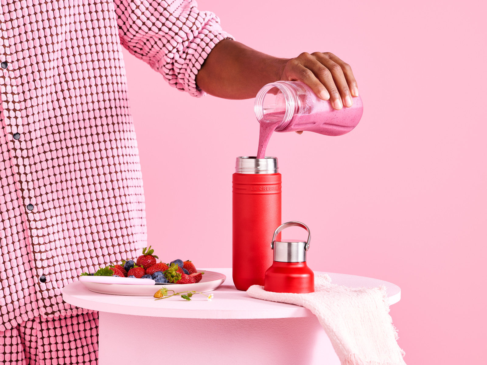 Le Creuset On The Go Trinkflasche kirschrot 1l - Produktbild 14
