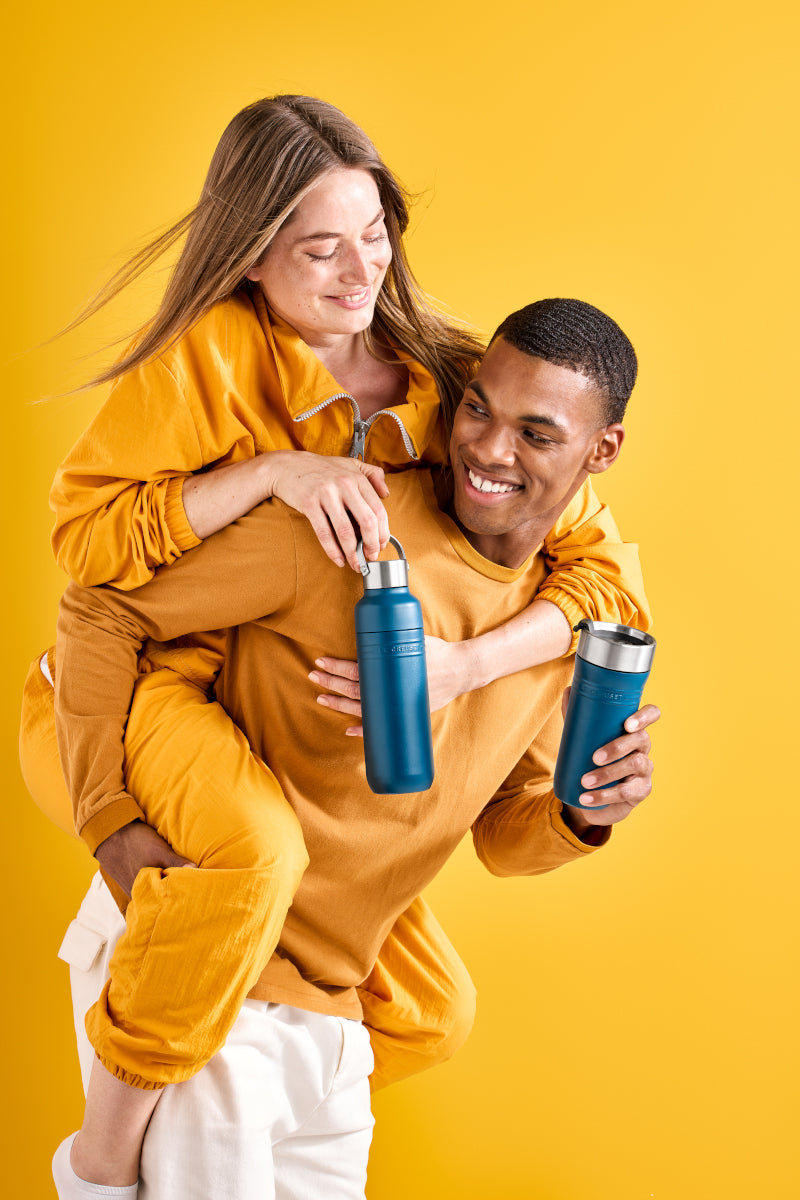 Le Creuset On The Go Trinkflasche deep teal 1l - Produktbild 10
